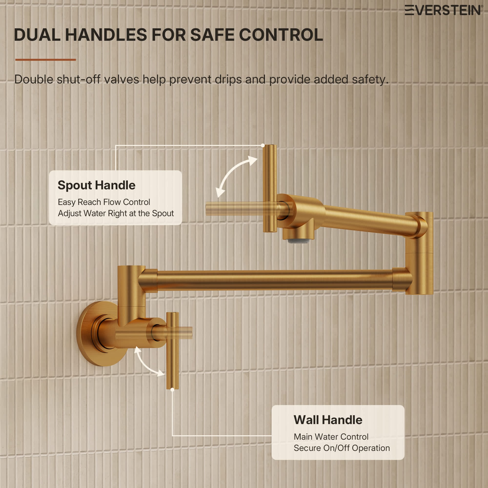 EVERSTEIN SFS-1088-GD Kitchen-Faucets - View #8