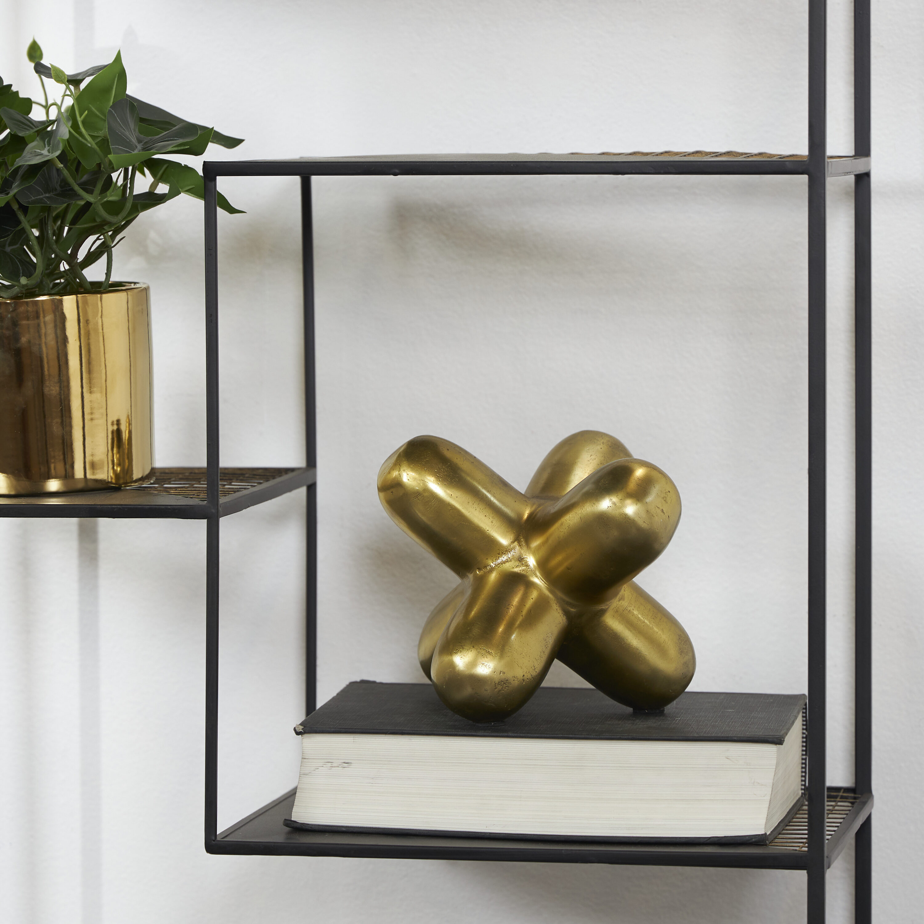 The Novogratz 31655 Gold Aluminum Modern Sculpture