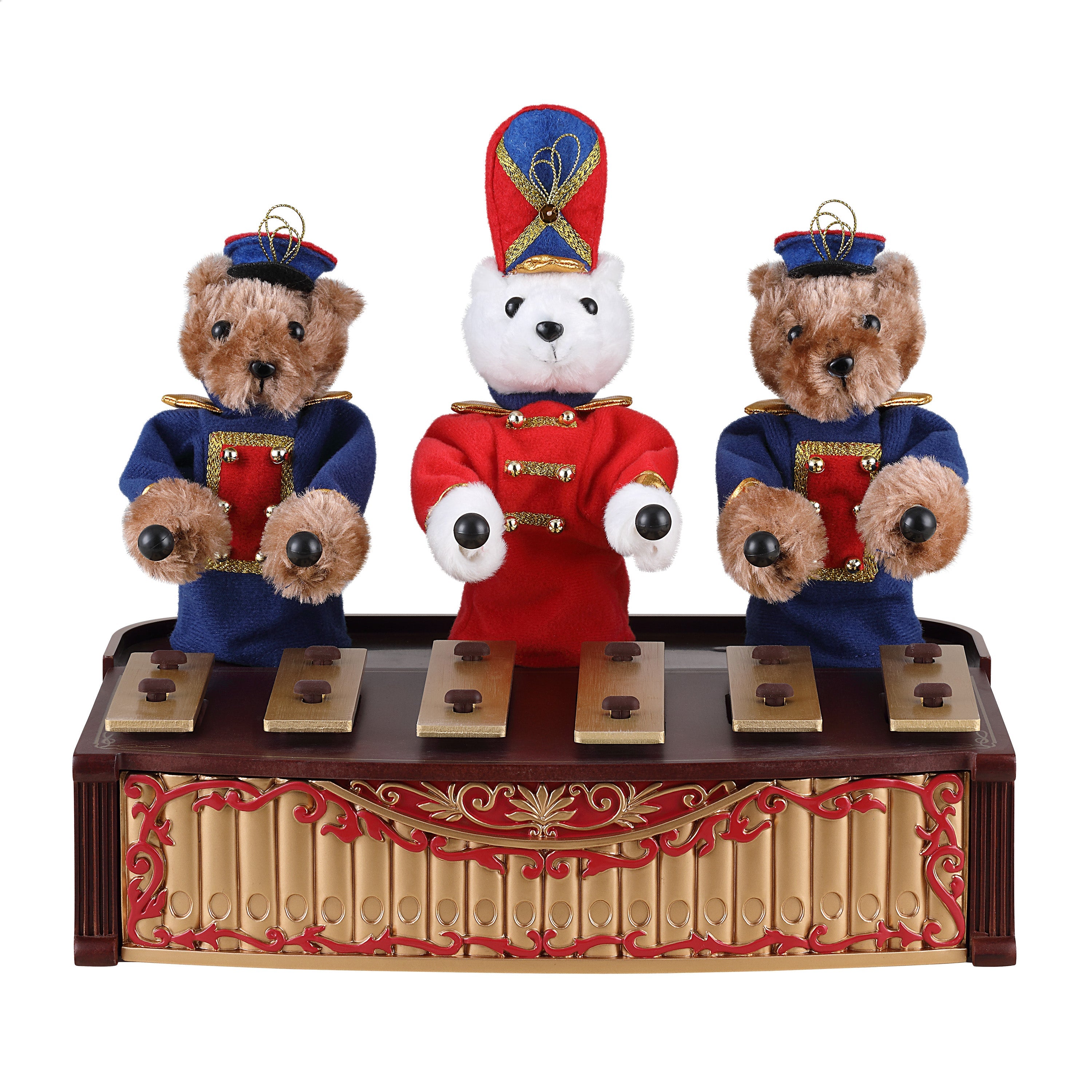 Mr. Christmas 10 in. Animated Bandstand Bears in the Seasonal