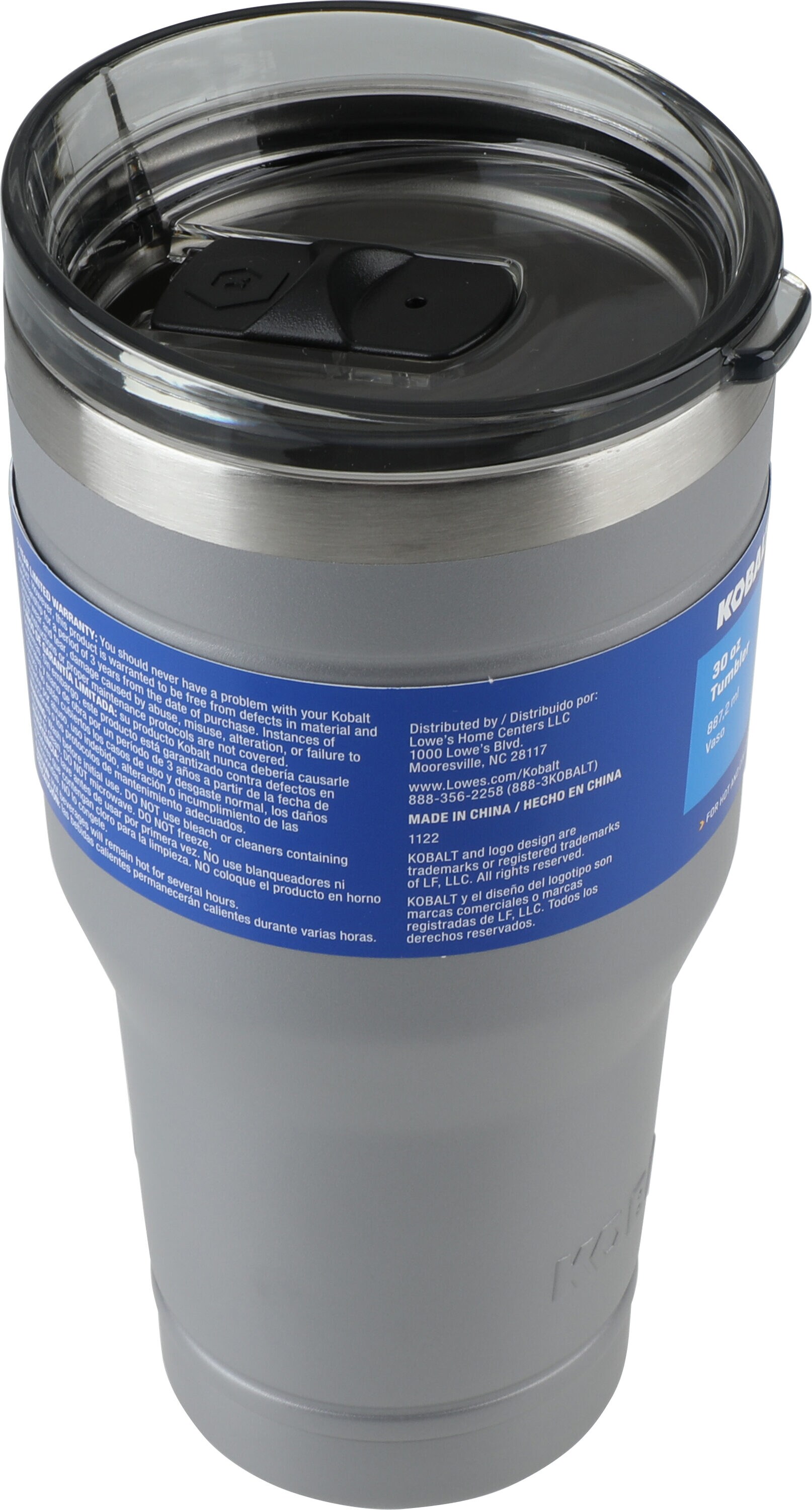 Kobalt 30-fl oz Stainless Steel Insulated Tumbler in the Water Bottles &  Mugs department at