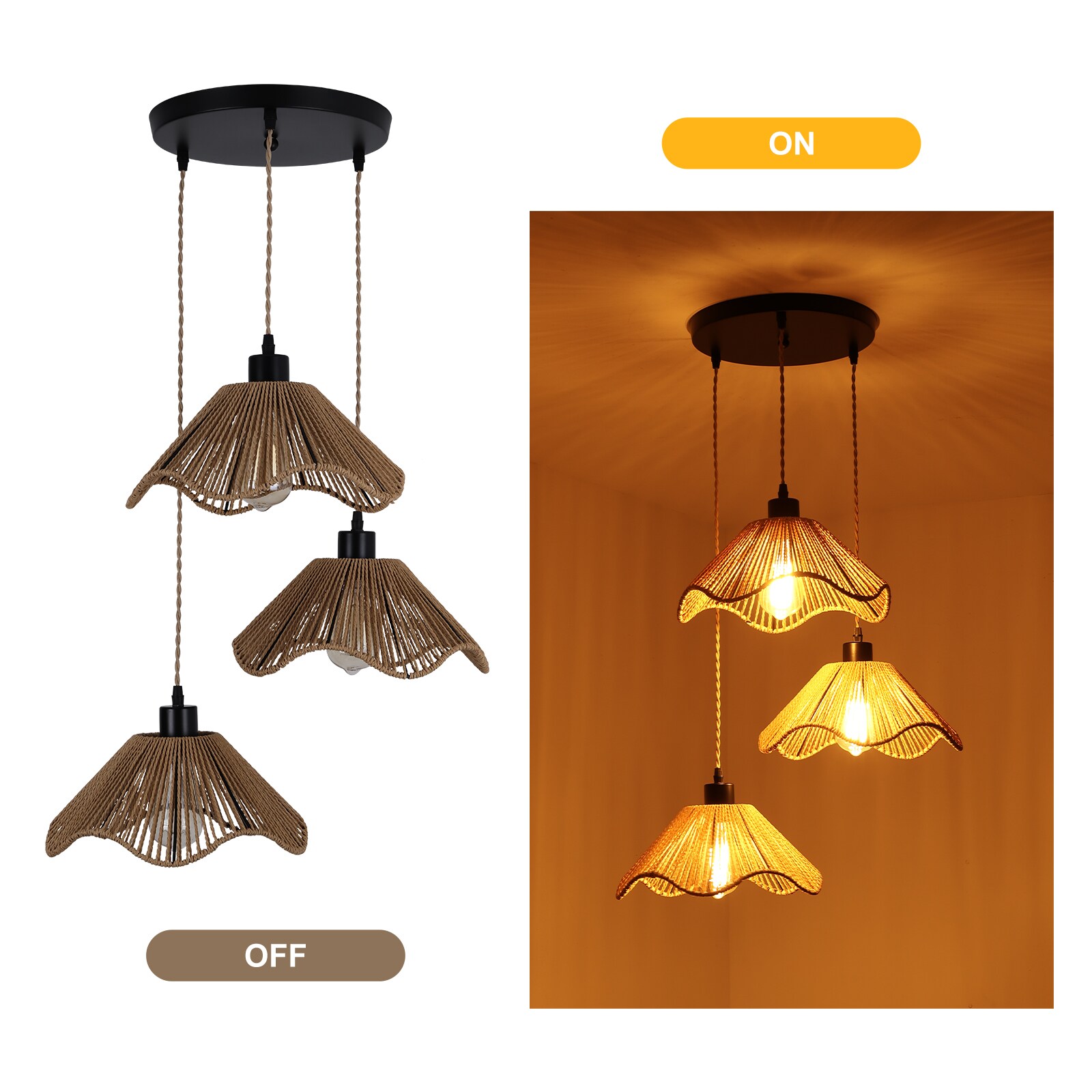 Siittoo OY0173-3Y Pendant-Lights - View #3