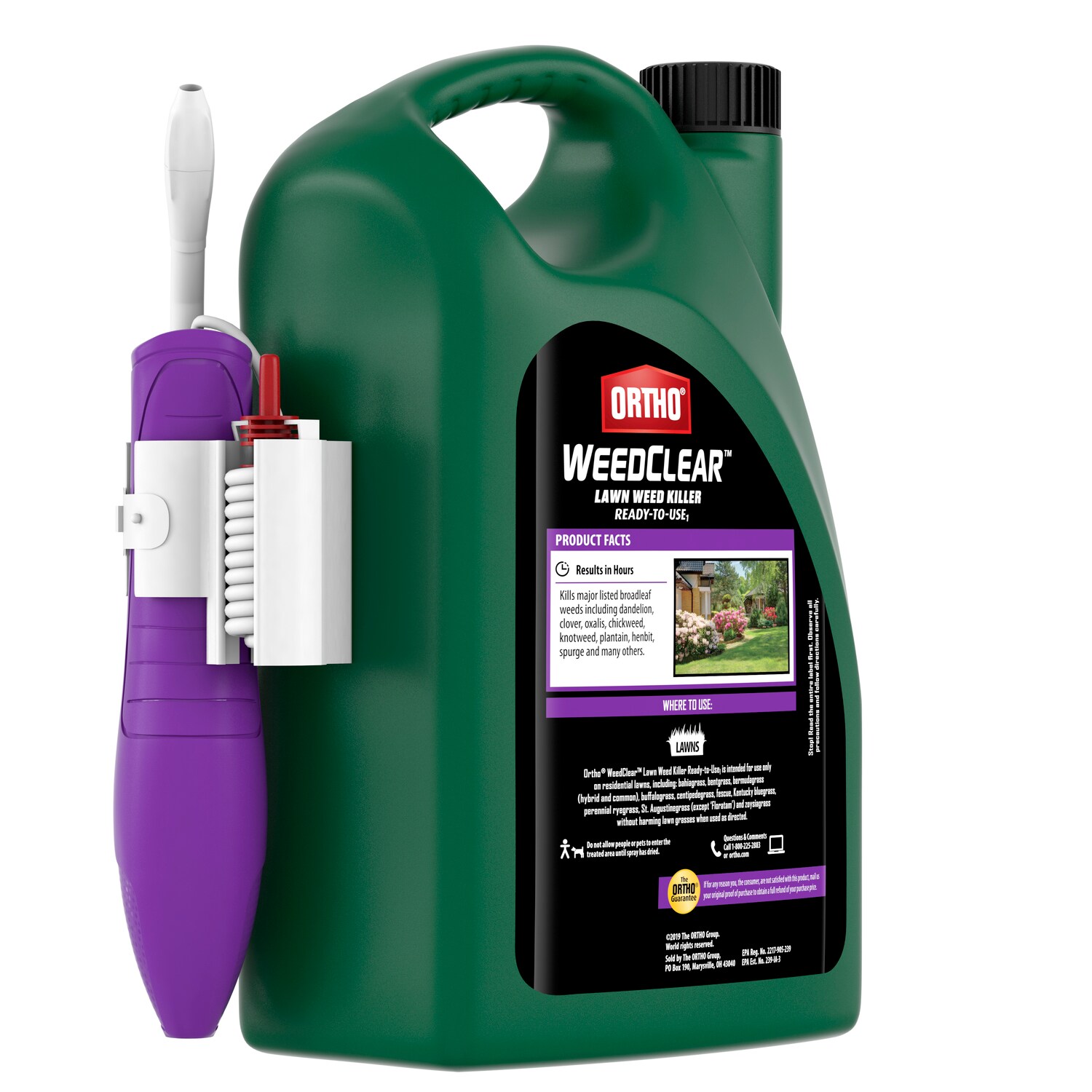 ORTHO WeedClear 1-Gallon Ready to Use Lawn Weed Killer in the Weed ...