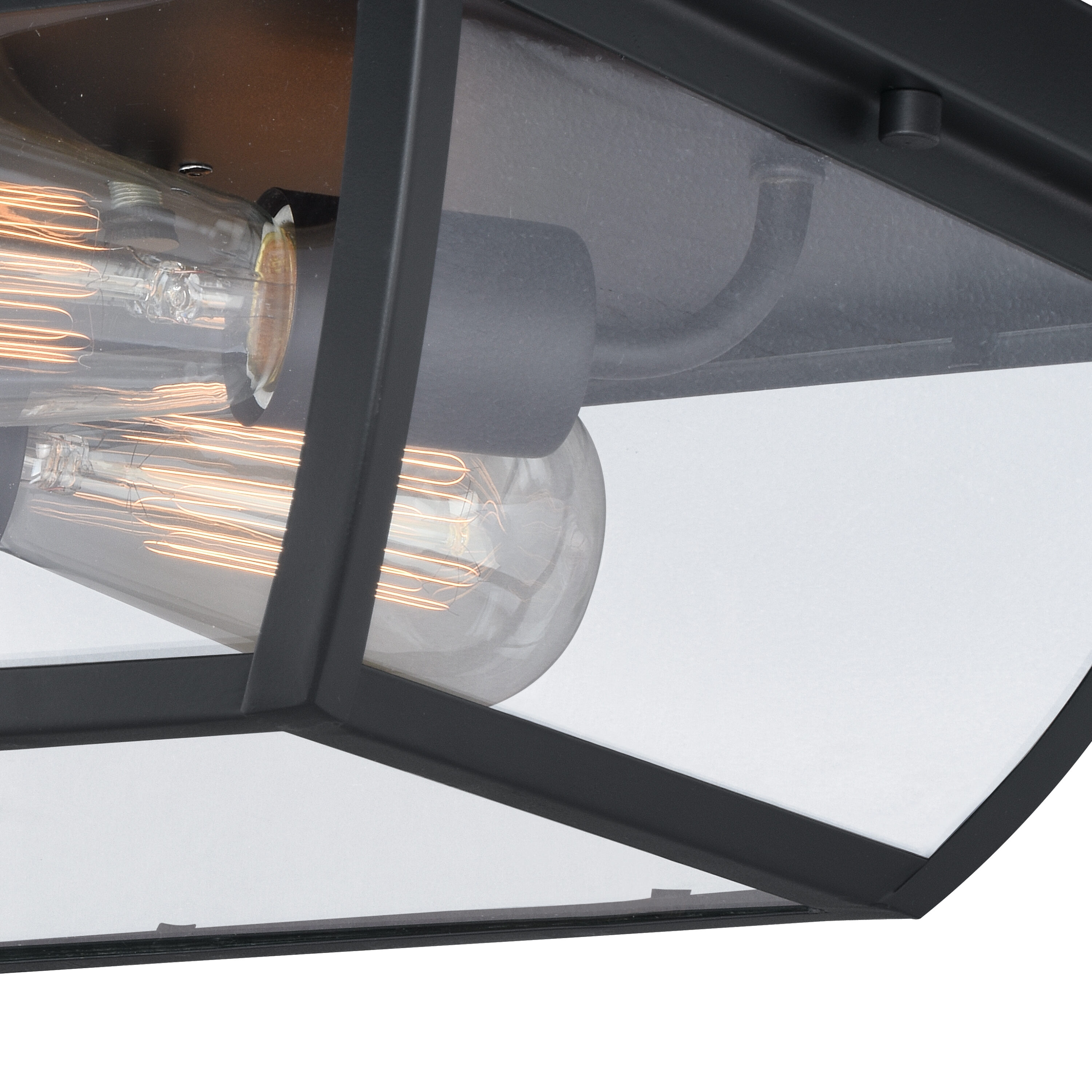 Cascadia Granville 12.5-in W Oil Burnished Bronze Outdoor Flush Mount Light