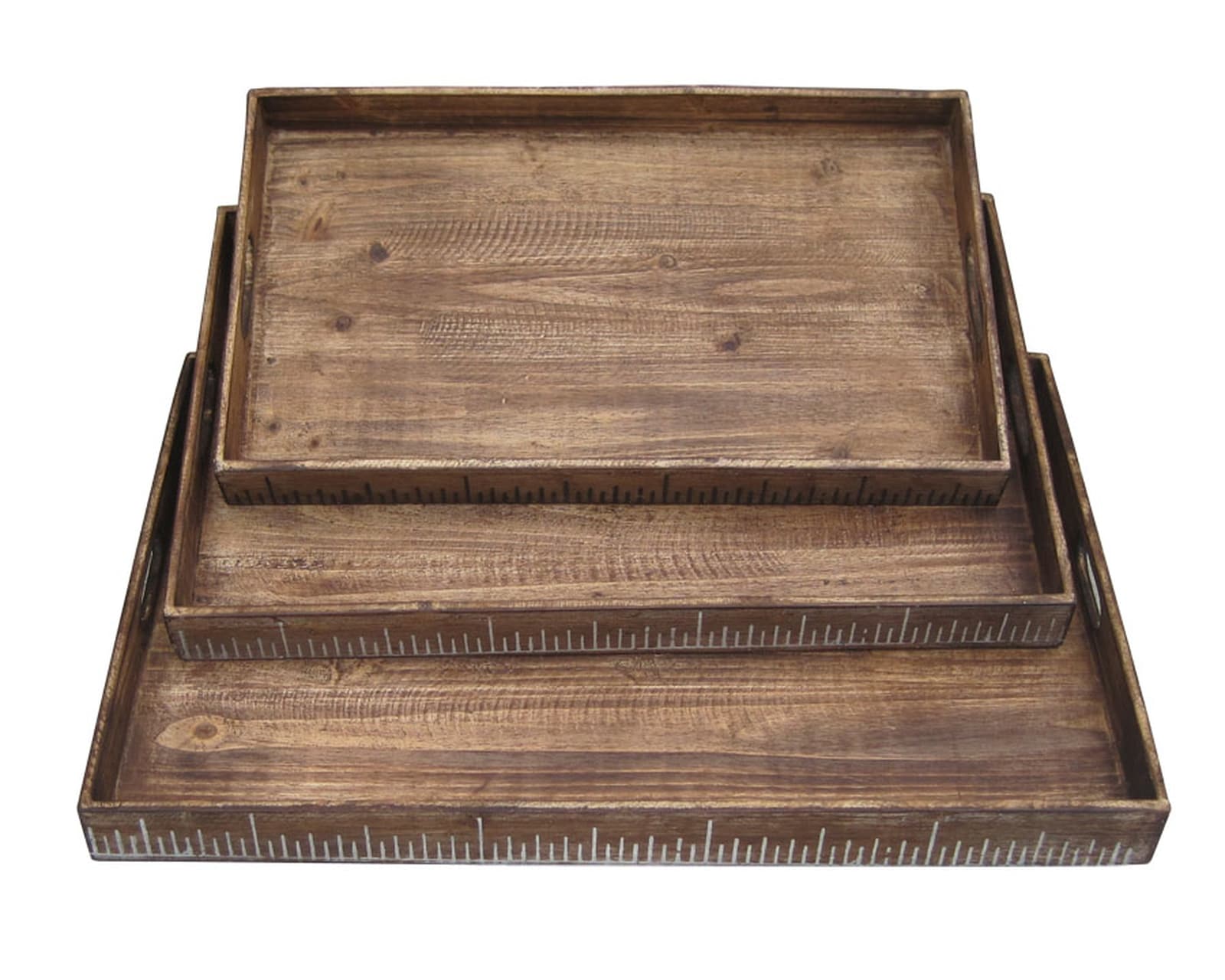 HomeRoots 4000274825 12-in x 1-in Brown Oval Serving Tray