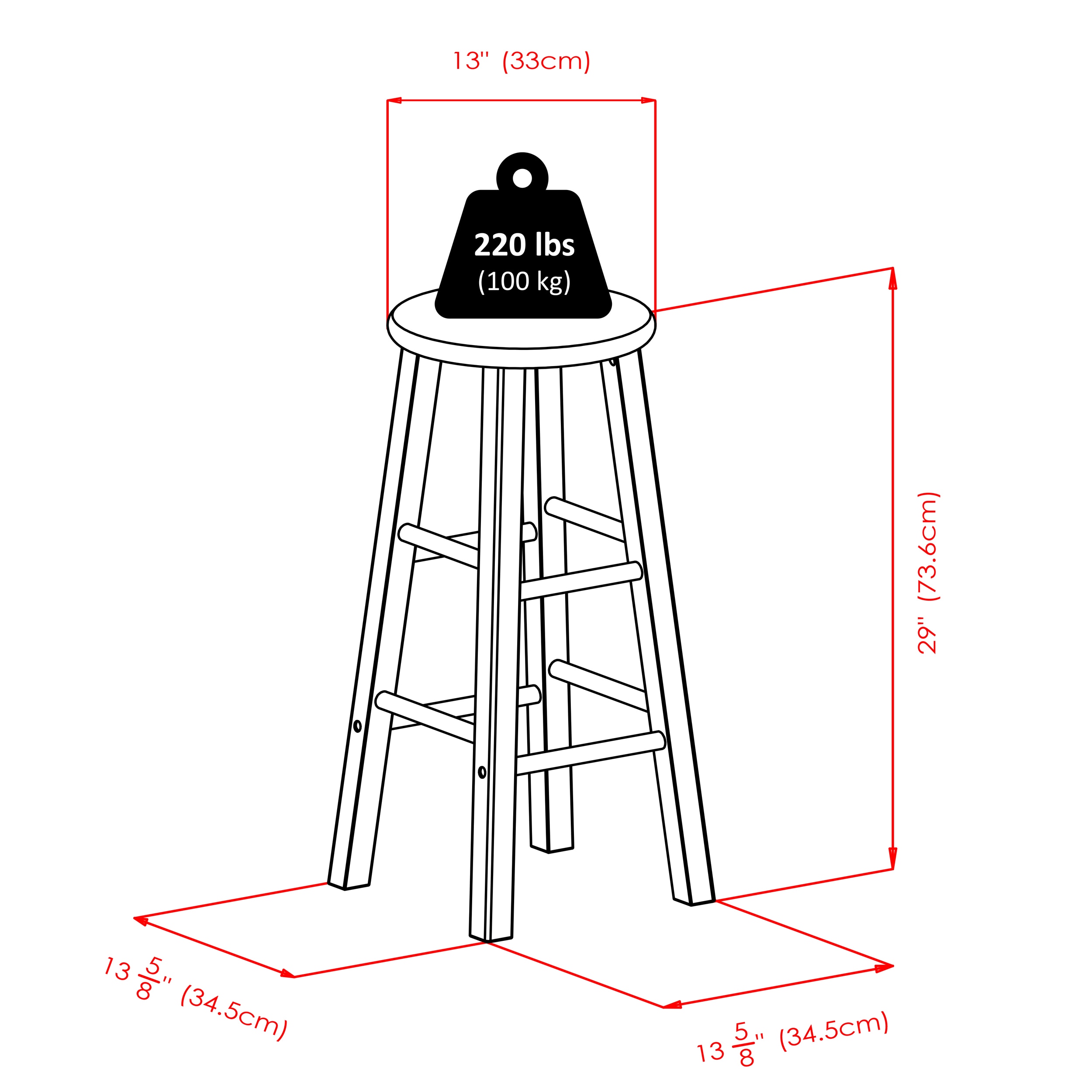Winsome Wood 94270 stools - View #10