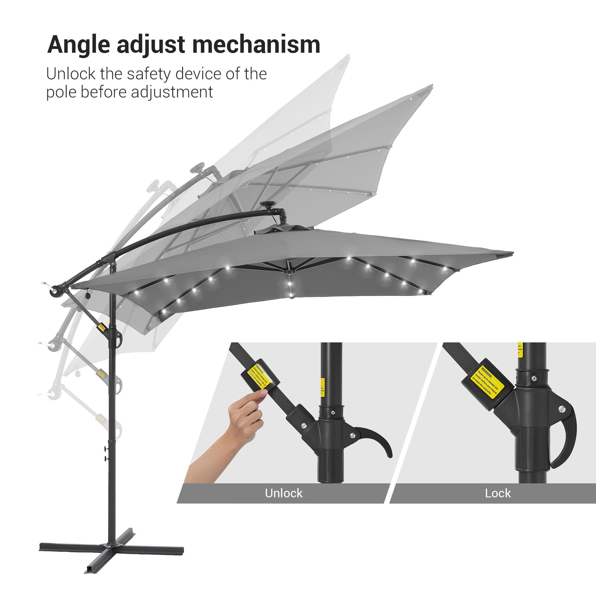Sonkuki SD-S196GY Umbrellas-2 - View #6
