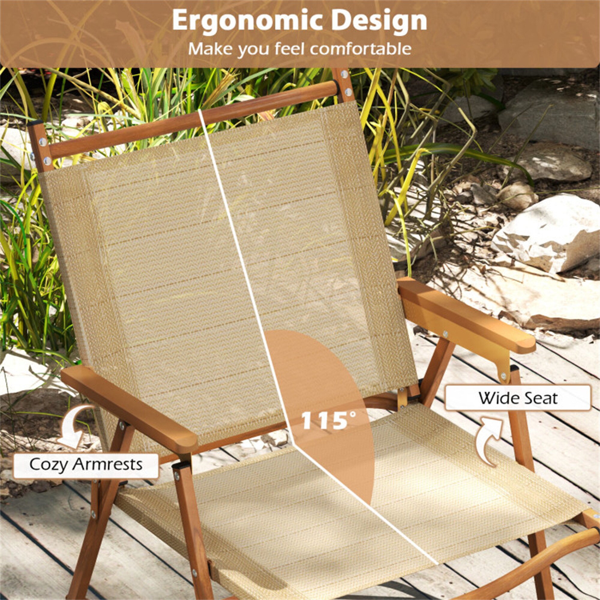 BABOOM BOM-014OR-2-CO Beach-Camping-Chairs - View #8