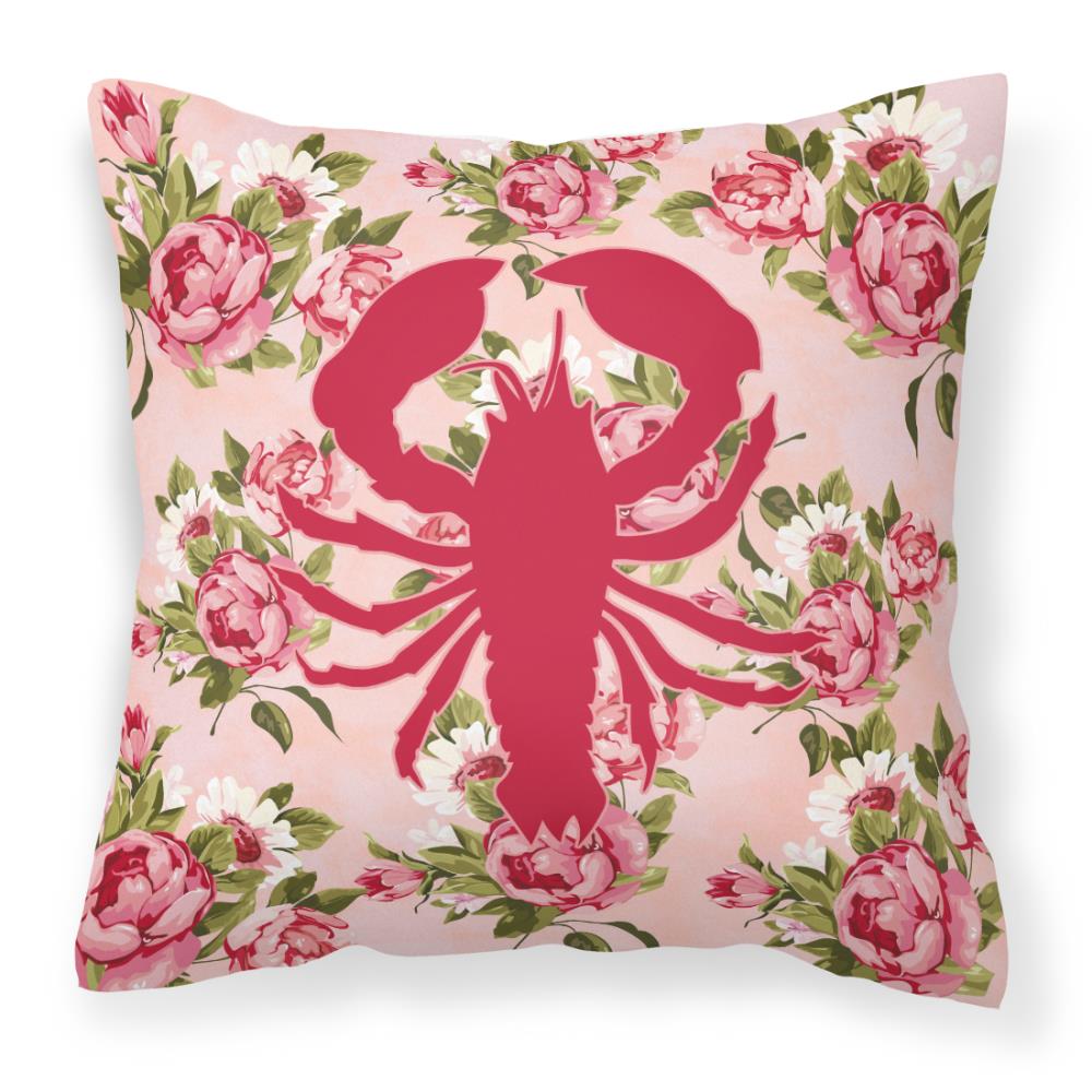 Caroline's Treasures BB1015-RS-PK-PW1414 Graphic Print Multicolor Square Nautical Throw Pillow