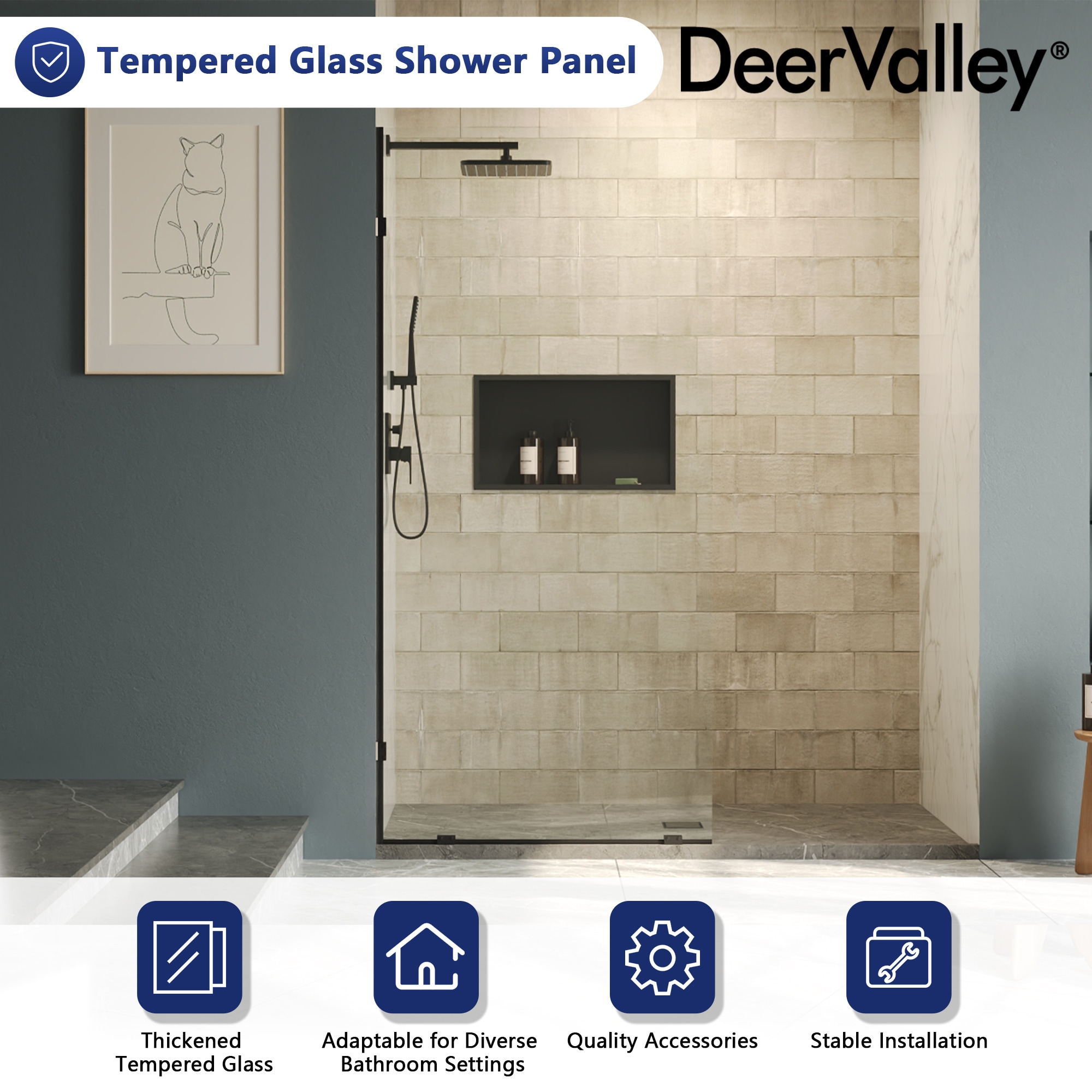 DeerValley DV-1SD0220B Shower-Doors - View #7