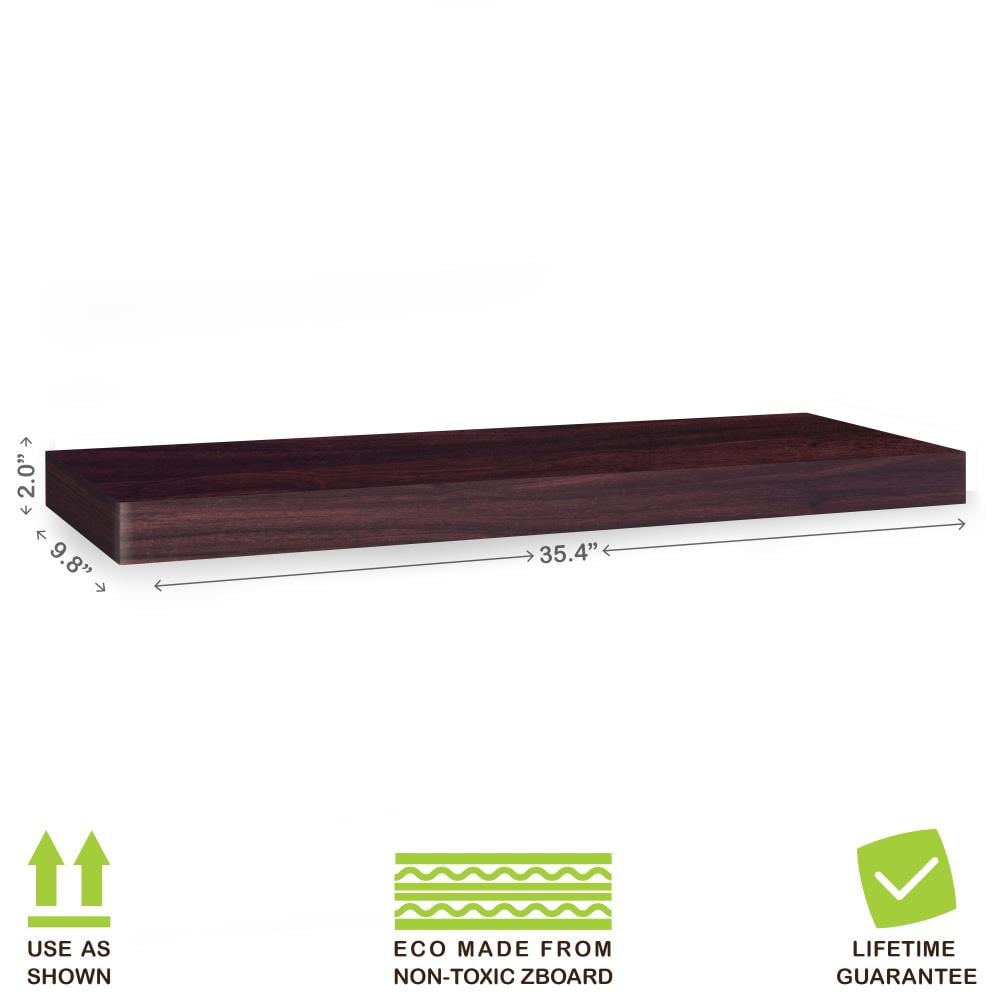 Way Basics FS-10-36-1-EO Wall-Mounted-Shelving - View #2