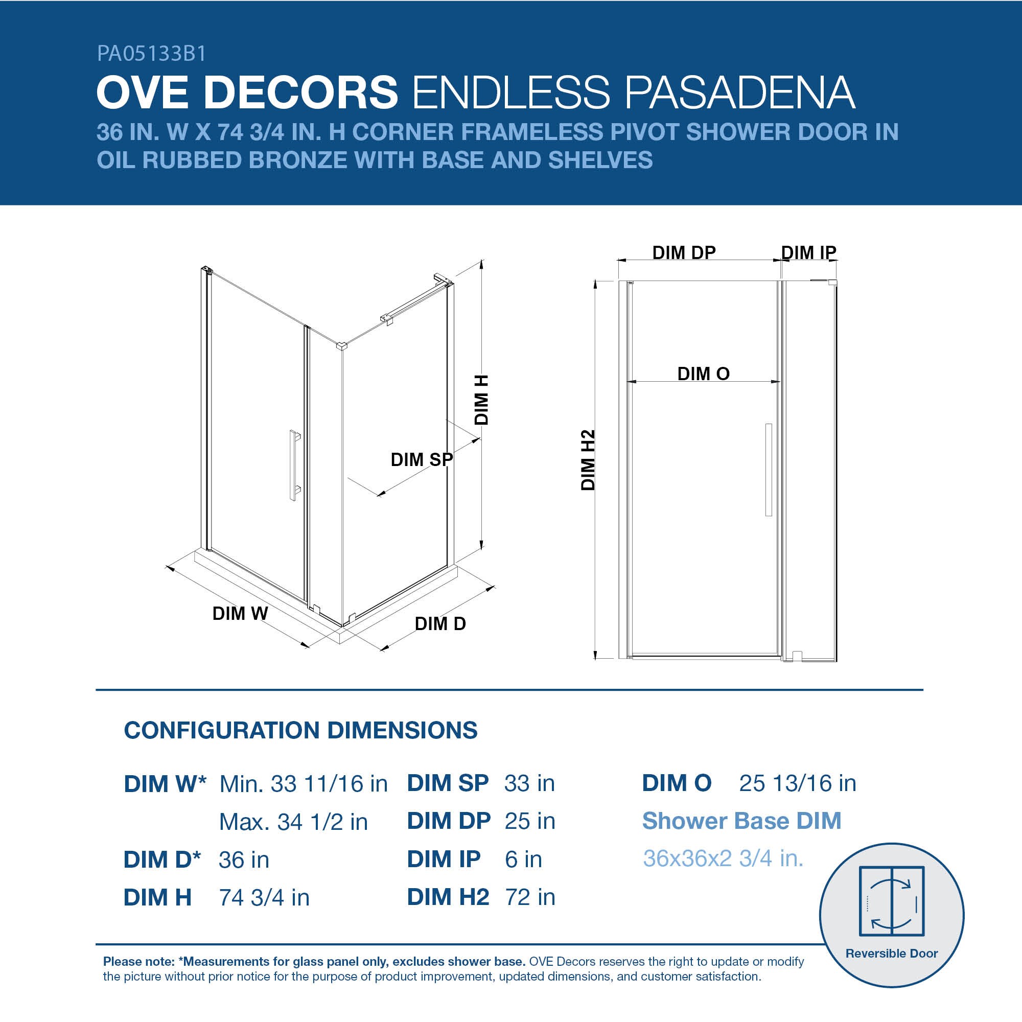 OVE Decors 828796077323 Alcove-Shower-Kit - View #2