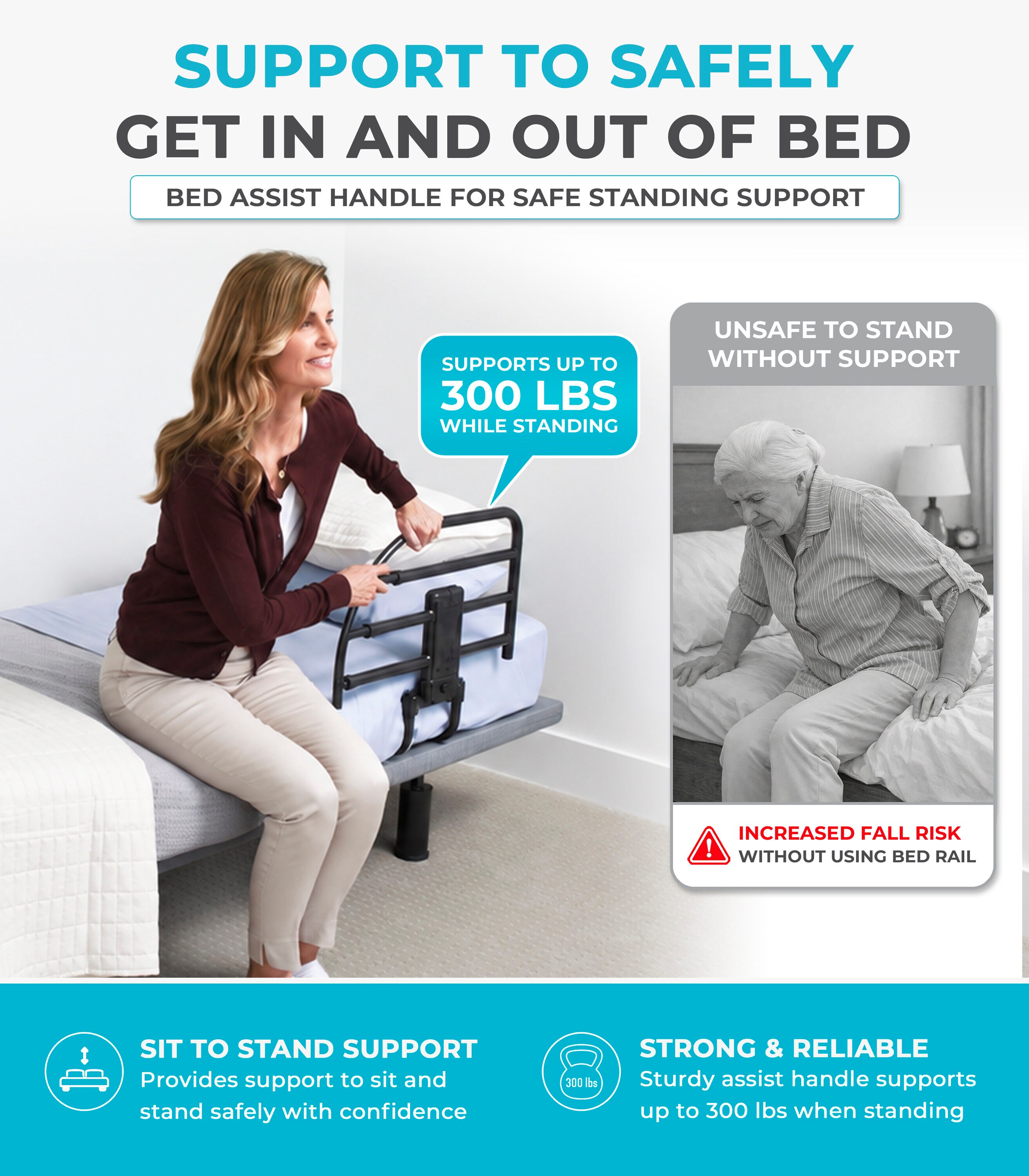 Able Life 8965 Bed-Rails - View #3
