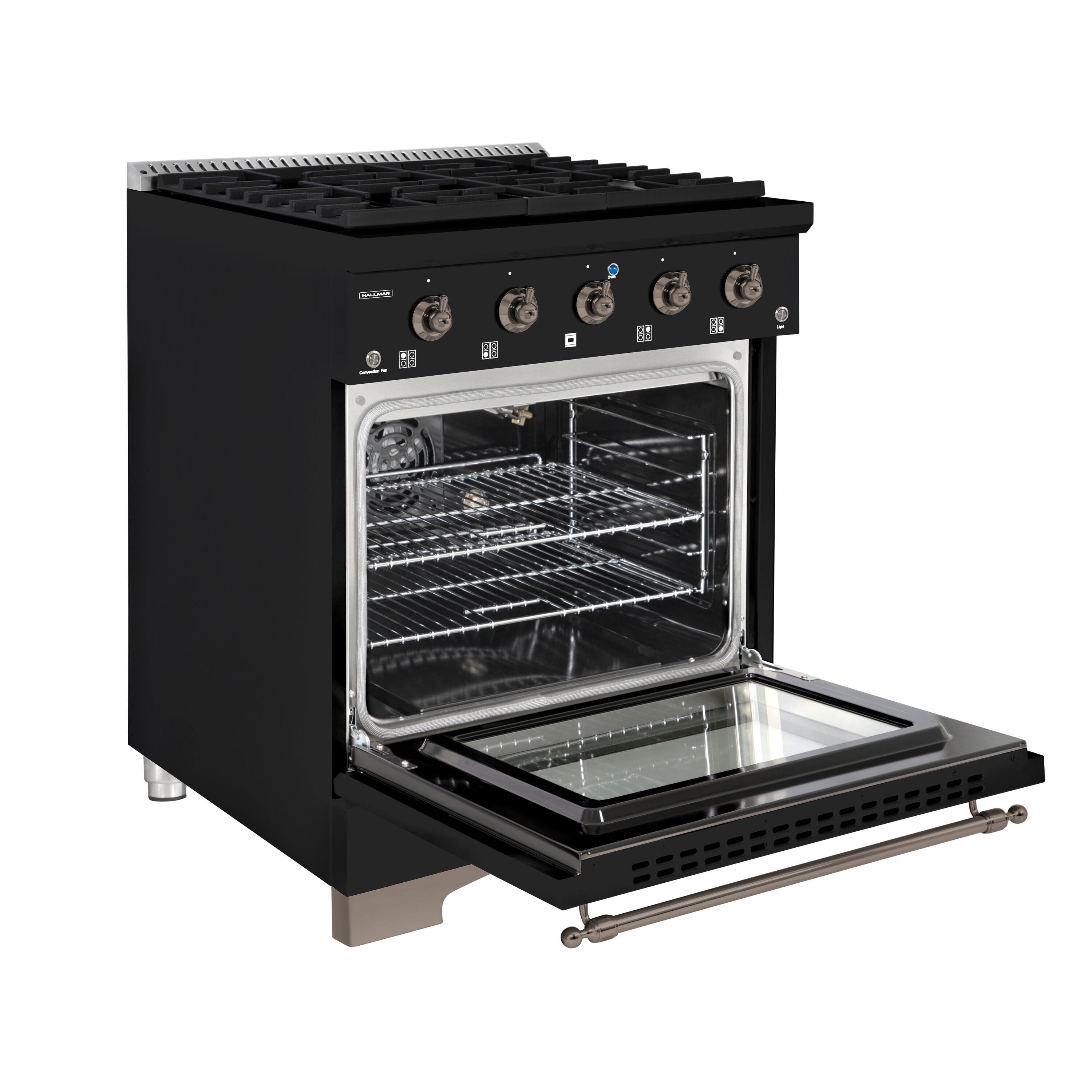Hallman HCLRDF30BZMG Dual-Fuel-Ranges - View #4