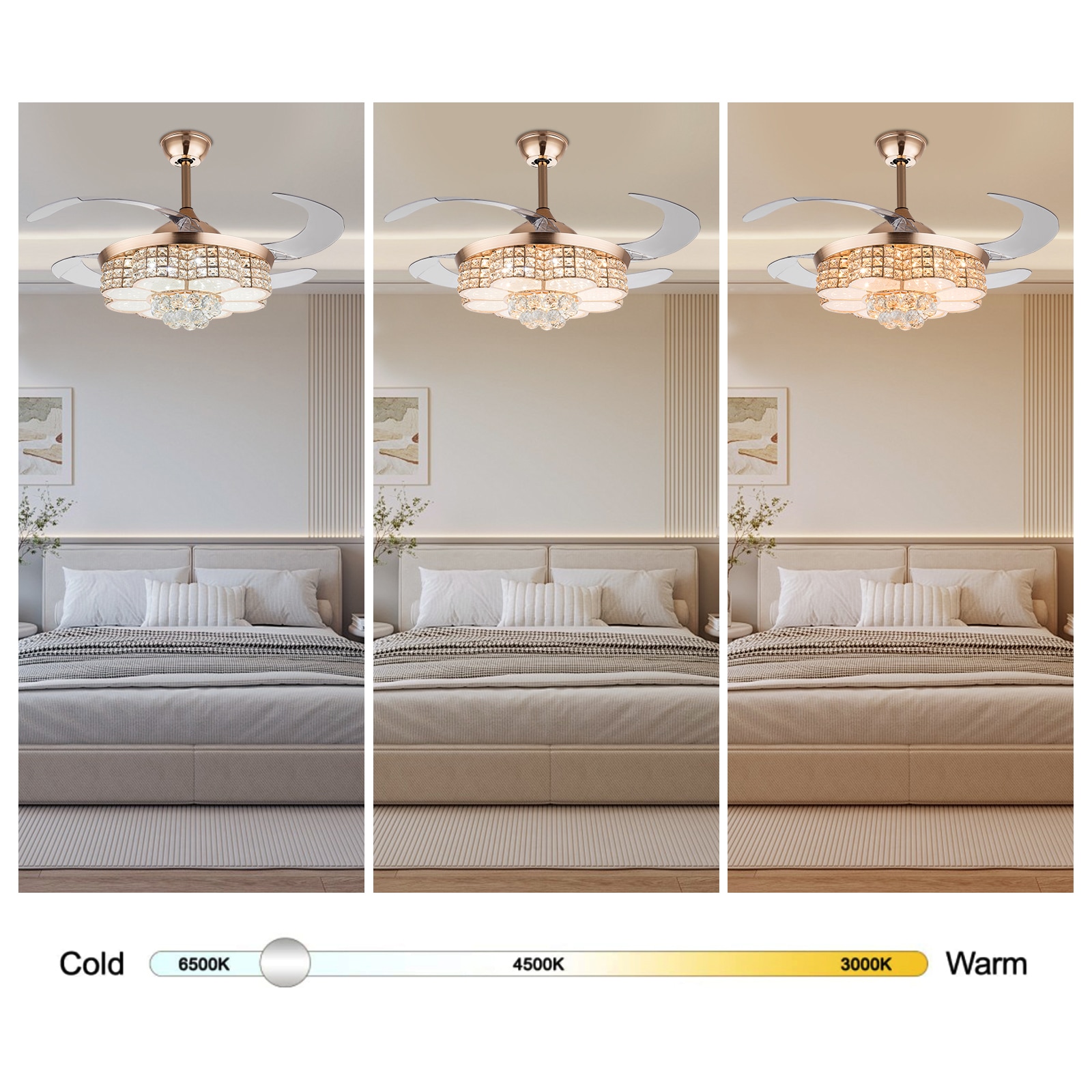 Oukaning JZUCOD-008100NS Ceiling-Fans - View #4