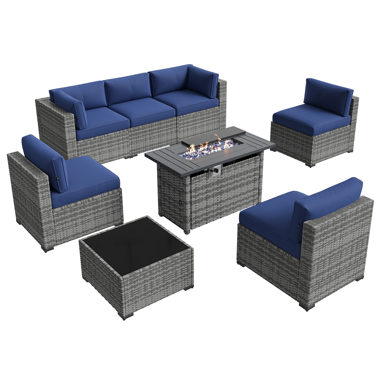 AOXUN PA-120GR13 Patio-Conversation-Sets - View #7