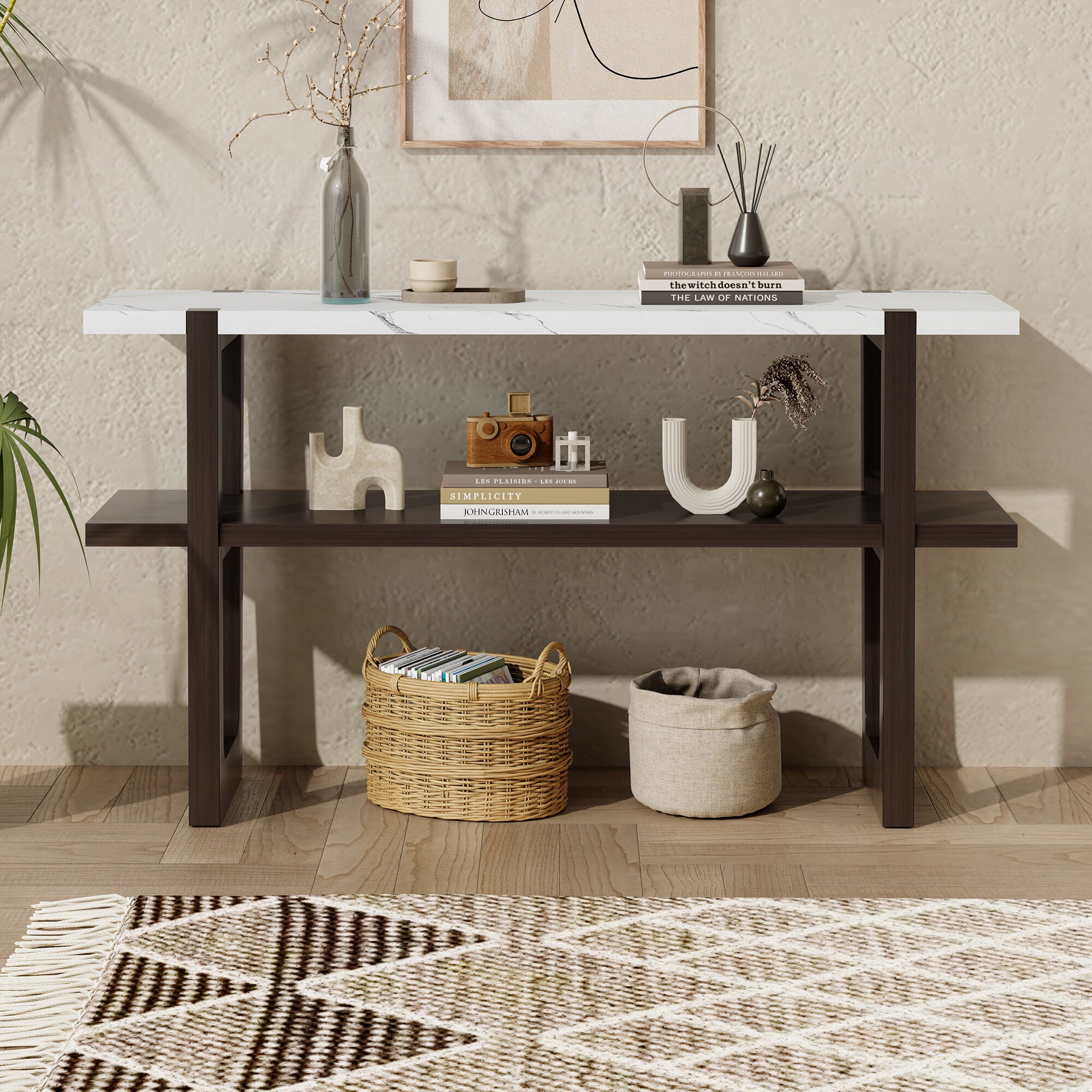 SINOFURN SYA330166BN Console-Sofa-Tables - View #4