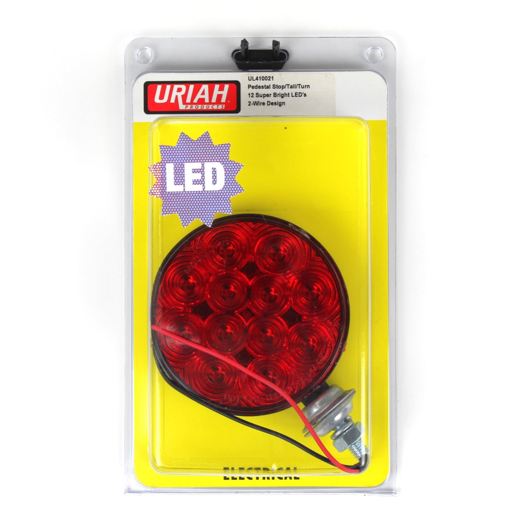 Uriah Products Pedestal Stop/Tail/Turn 4-1/8 Diameter,  2-WIRE LED