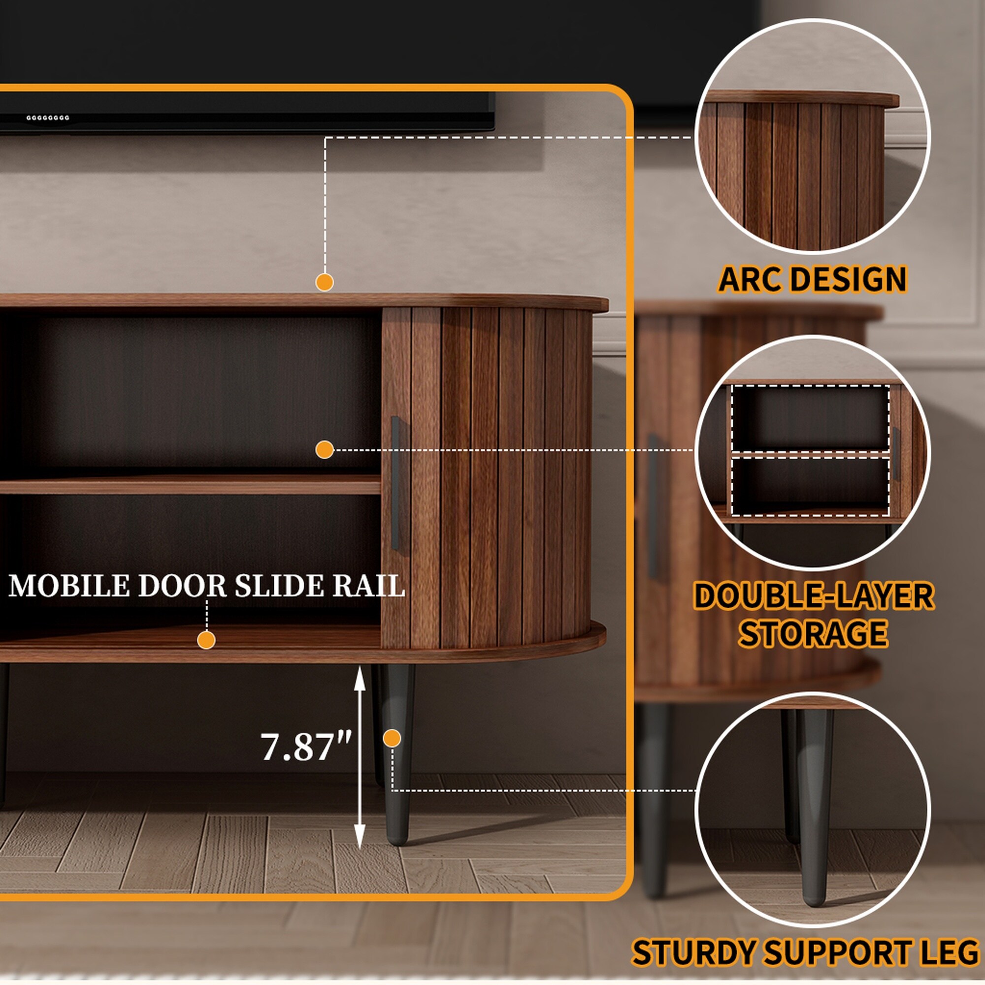 Vorene J-8CPL5BHGJ62E Tv-Stands - View #2