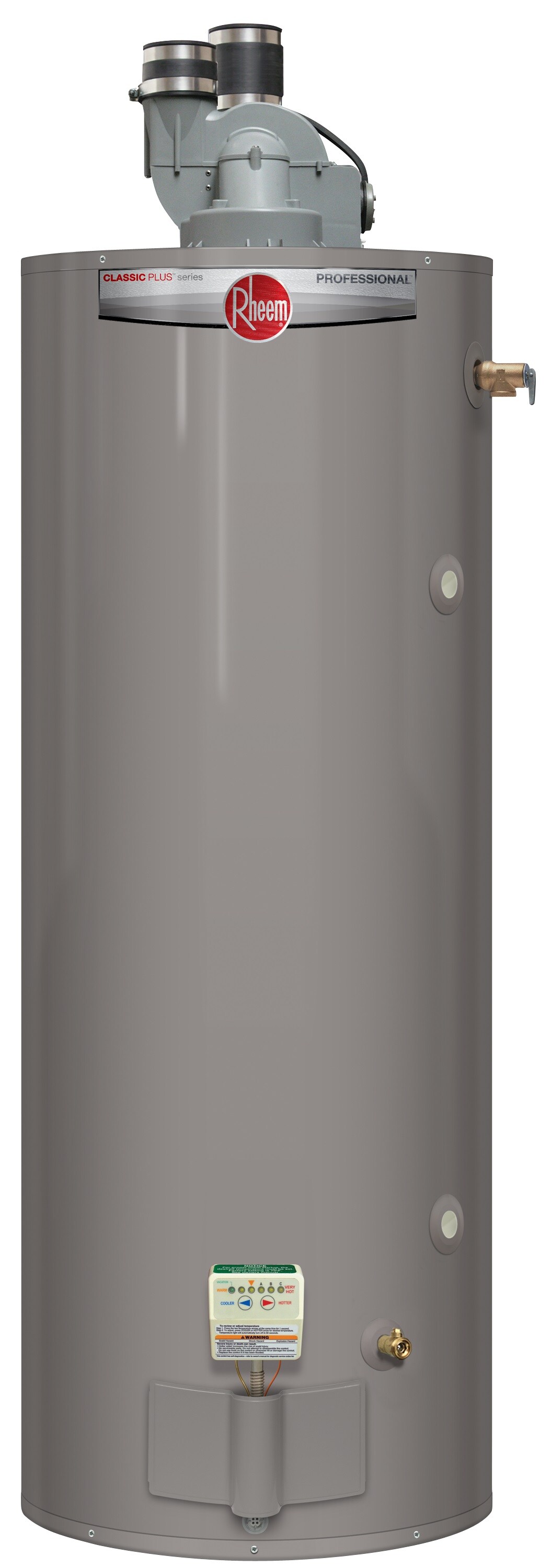 Rheem 700505 75-Gallon Tall Power Direct Vent Gas Water Heater, Pro+g75-75n Rh Pdv