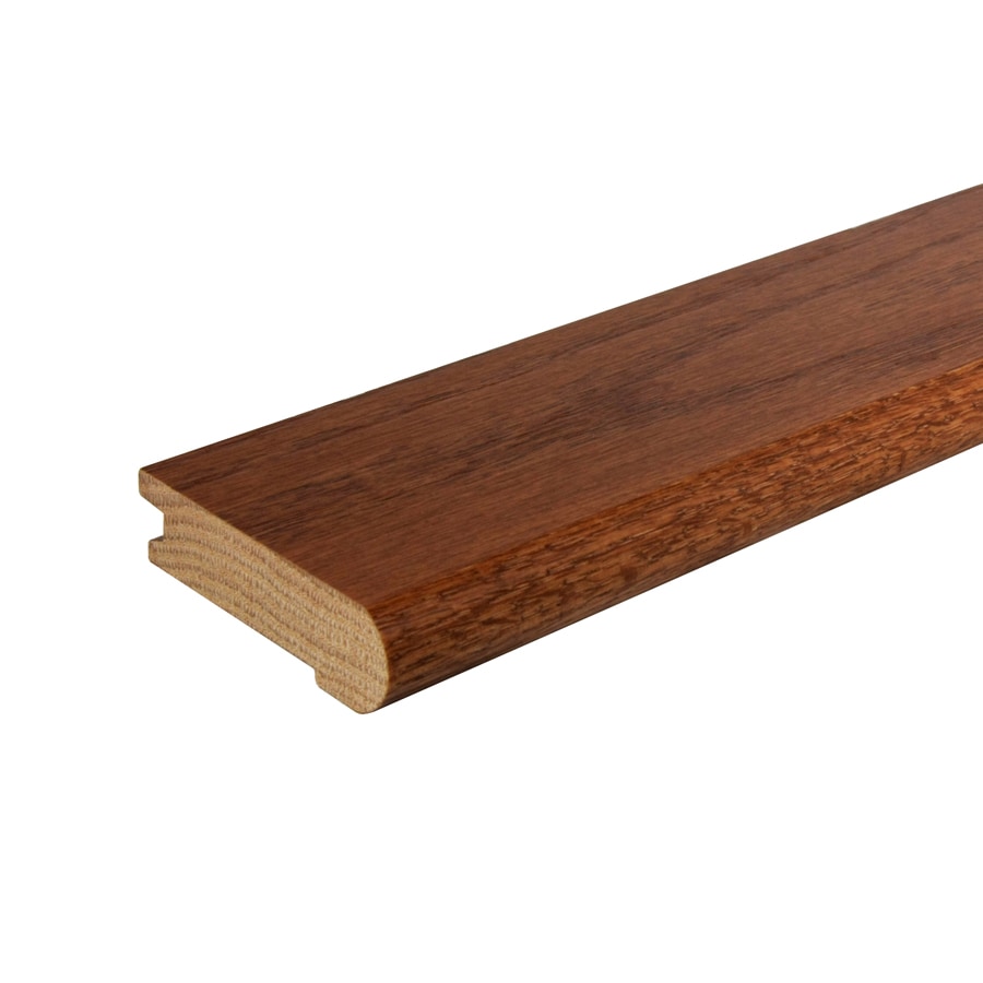 Style Selections SS34SN3 Solid Wood Stair Nose 2.75-in x 78-in Gunstock Prefinished Red Oak Stair Nosing