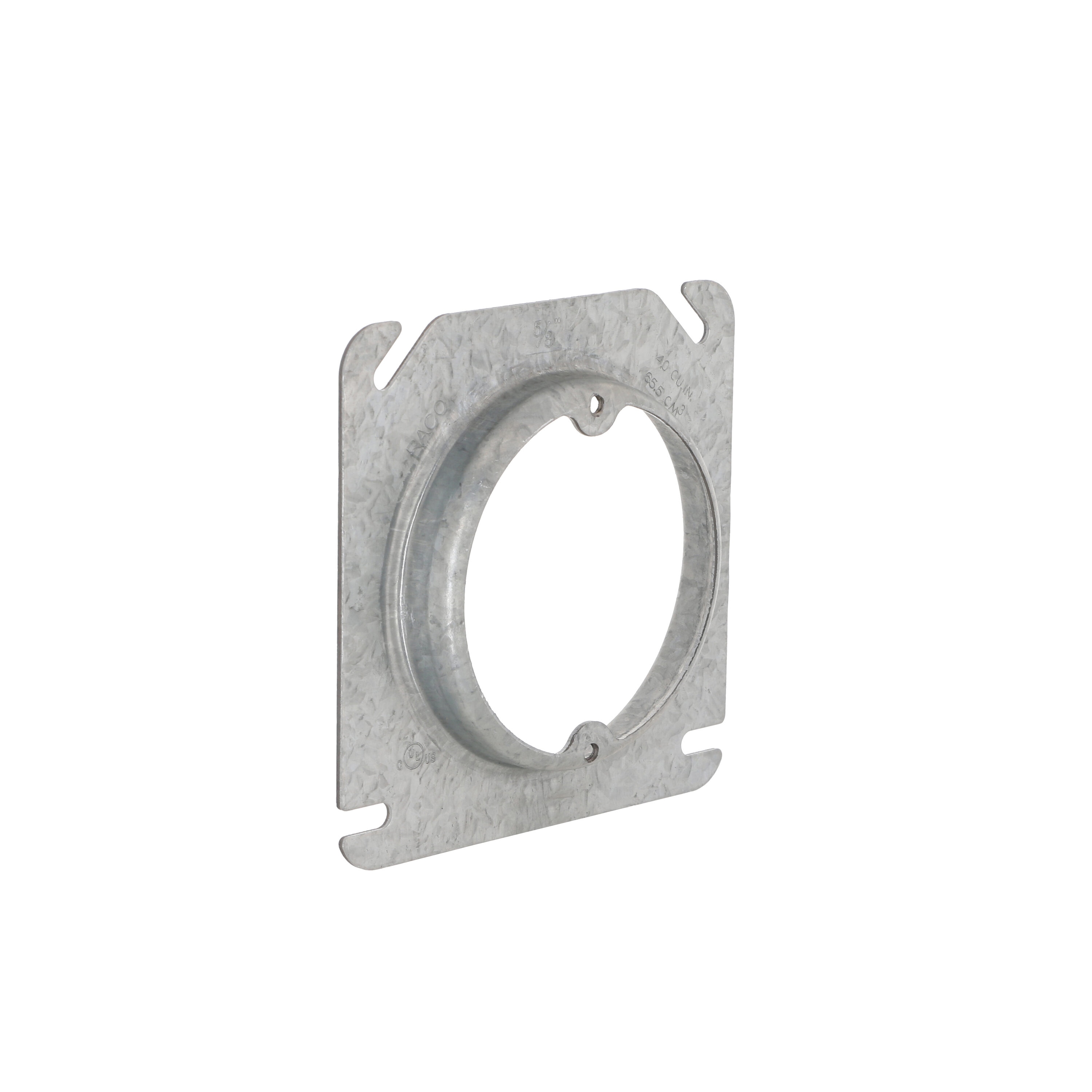 Hubbell 8756 1 -Gang Square Gray Metal