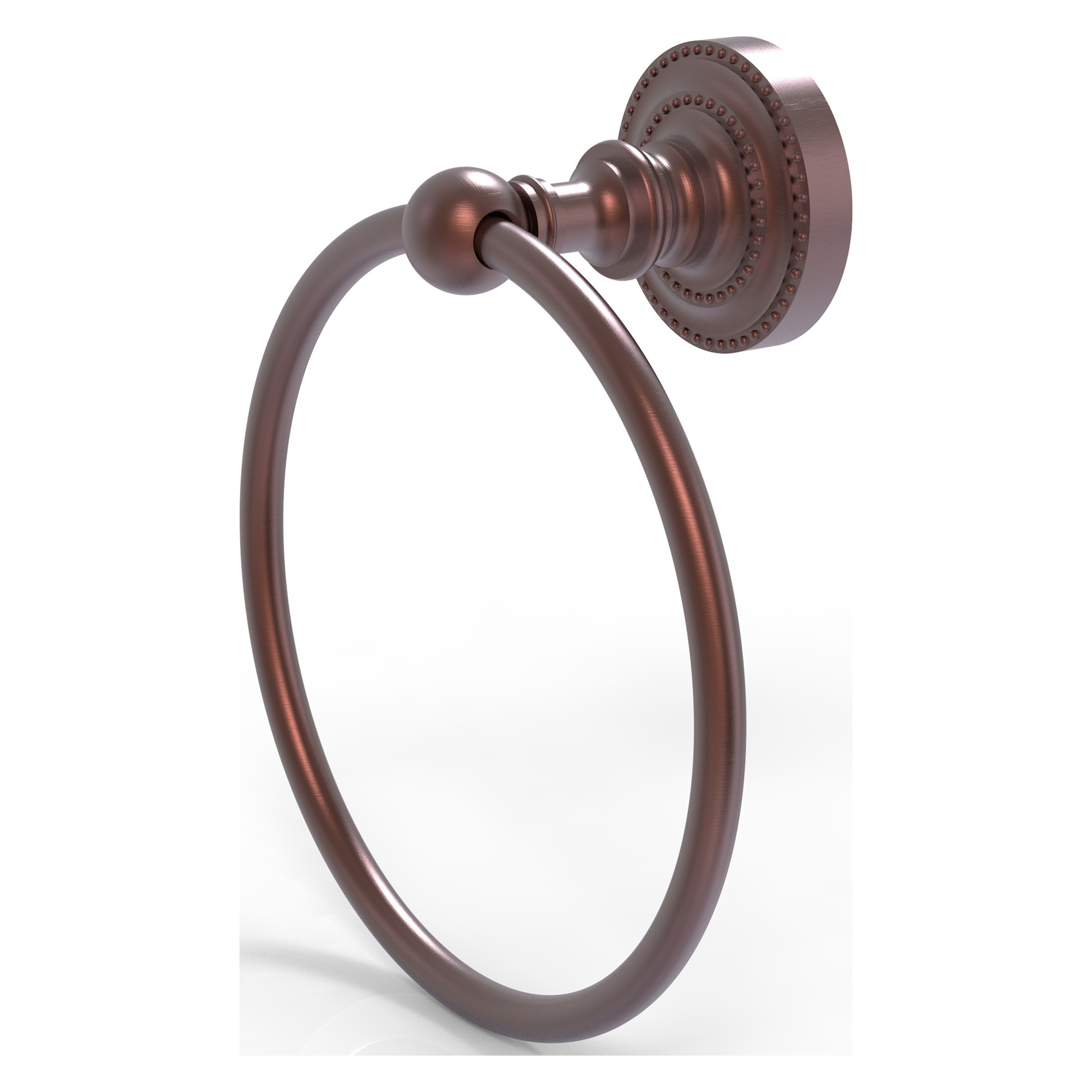 Allied Brass DT-16-CA Dottingham Antique Copper Wall mount Single Towel Ring