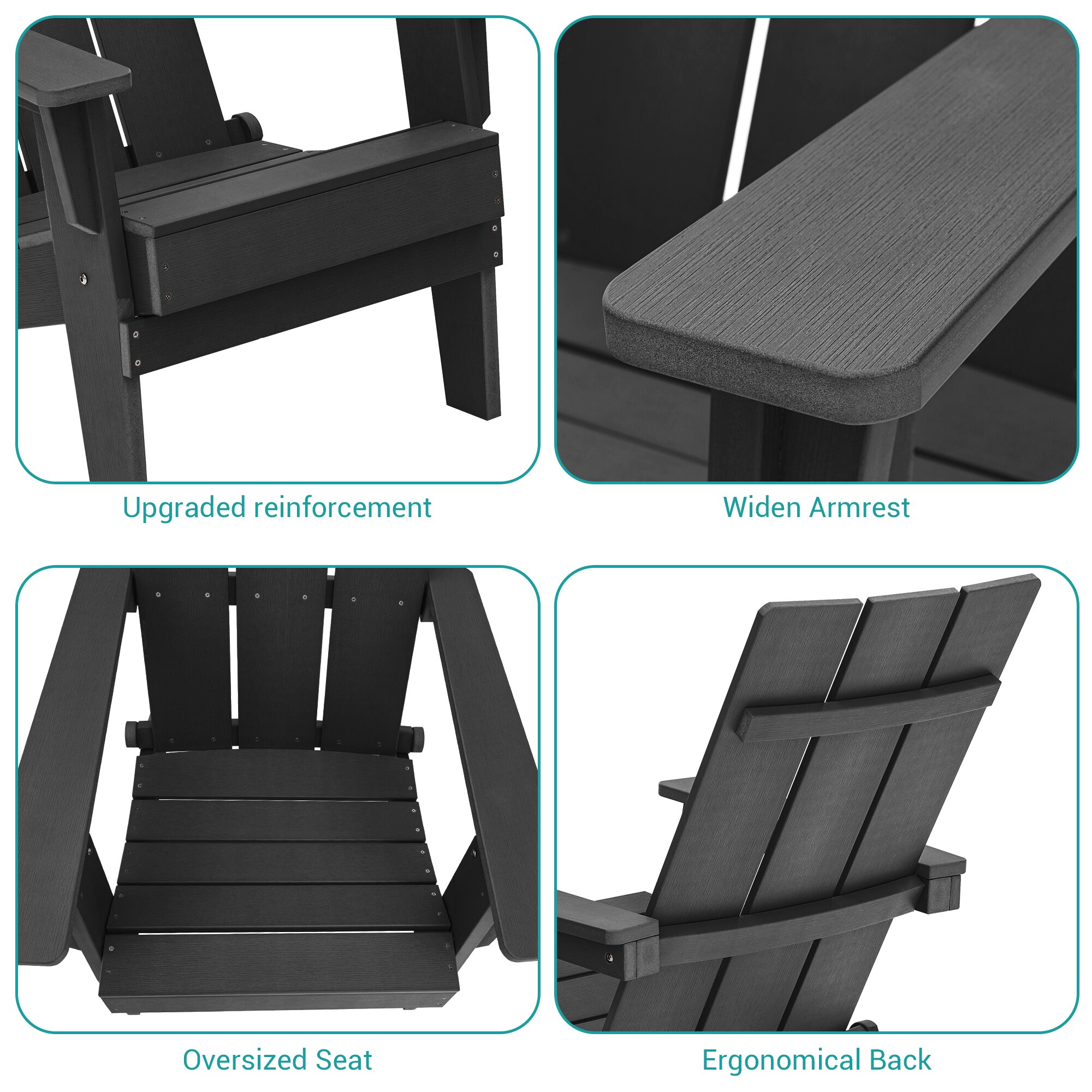 ACEGOSES LW-L3-61-BK Patio-Chairs - View #2