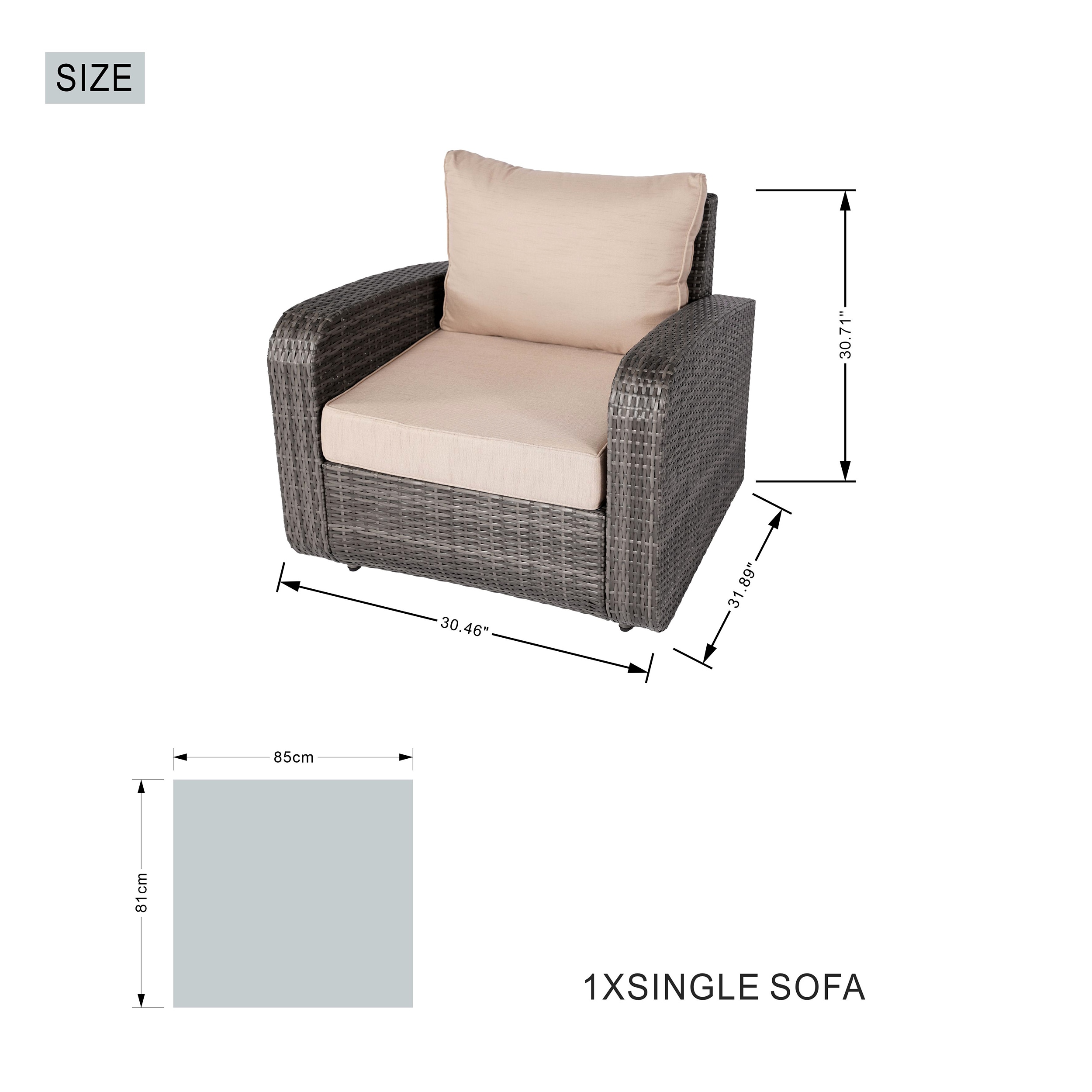 Moda Furnishings 1515-1106R-G Patio-Conversation-Sets - View #8