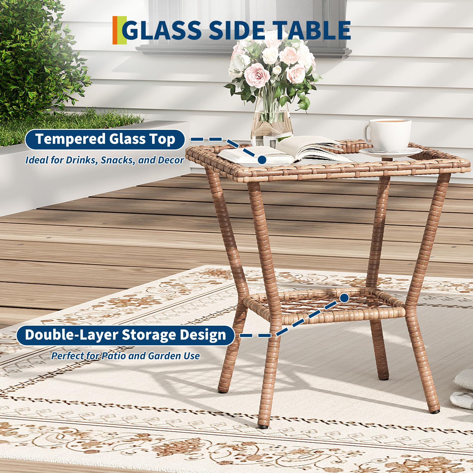 GarveeLife CLJ-BLCM0PHVVXE Patio-Conversation-Sets - View #7