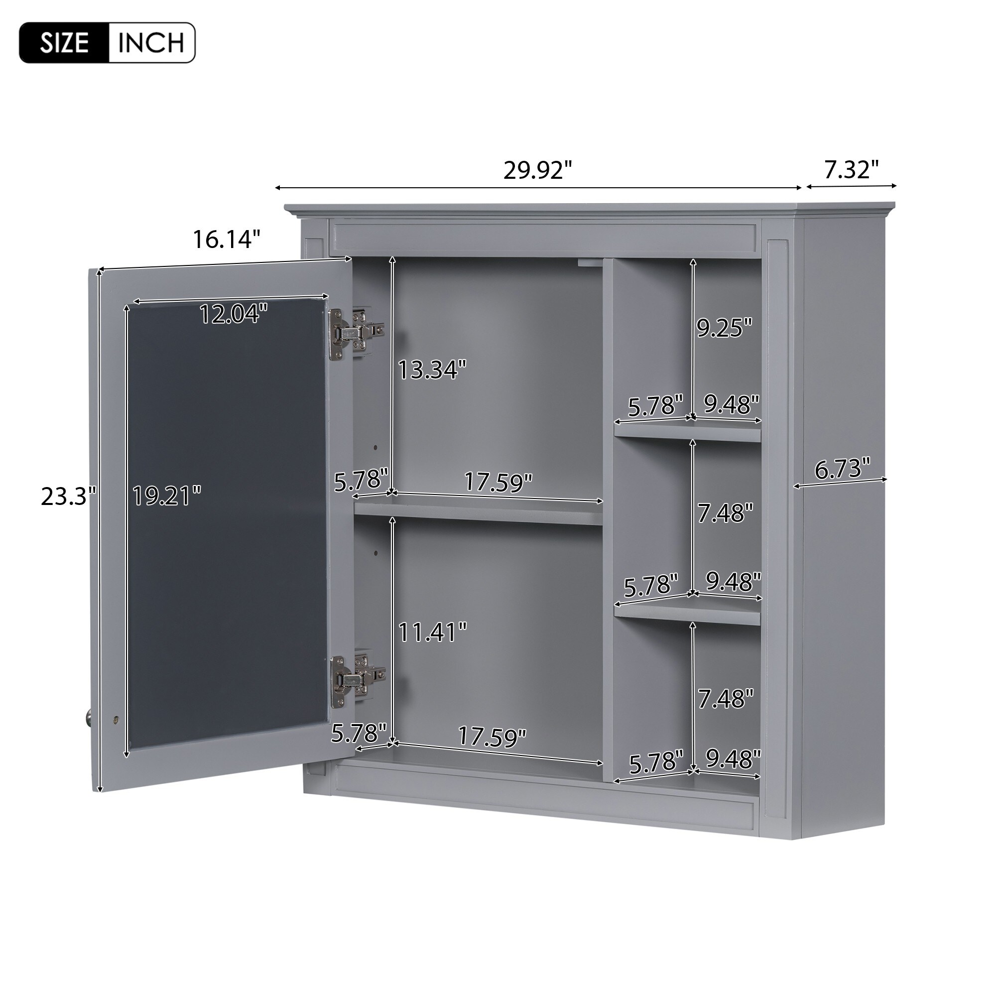 ToolCat BZ-2-119-JYG Bathroom-Medicine-Cabinets - View #9
