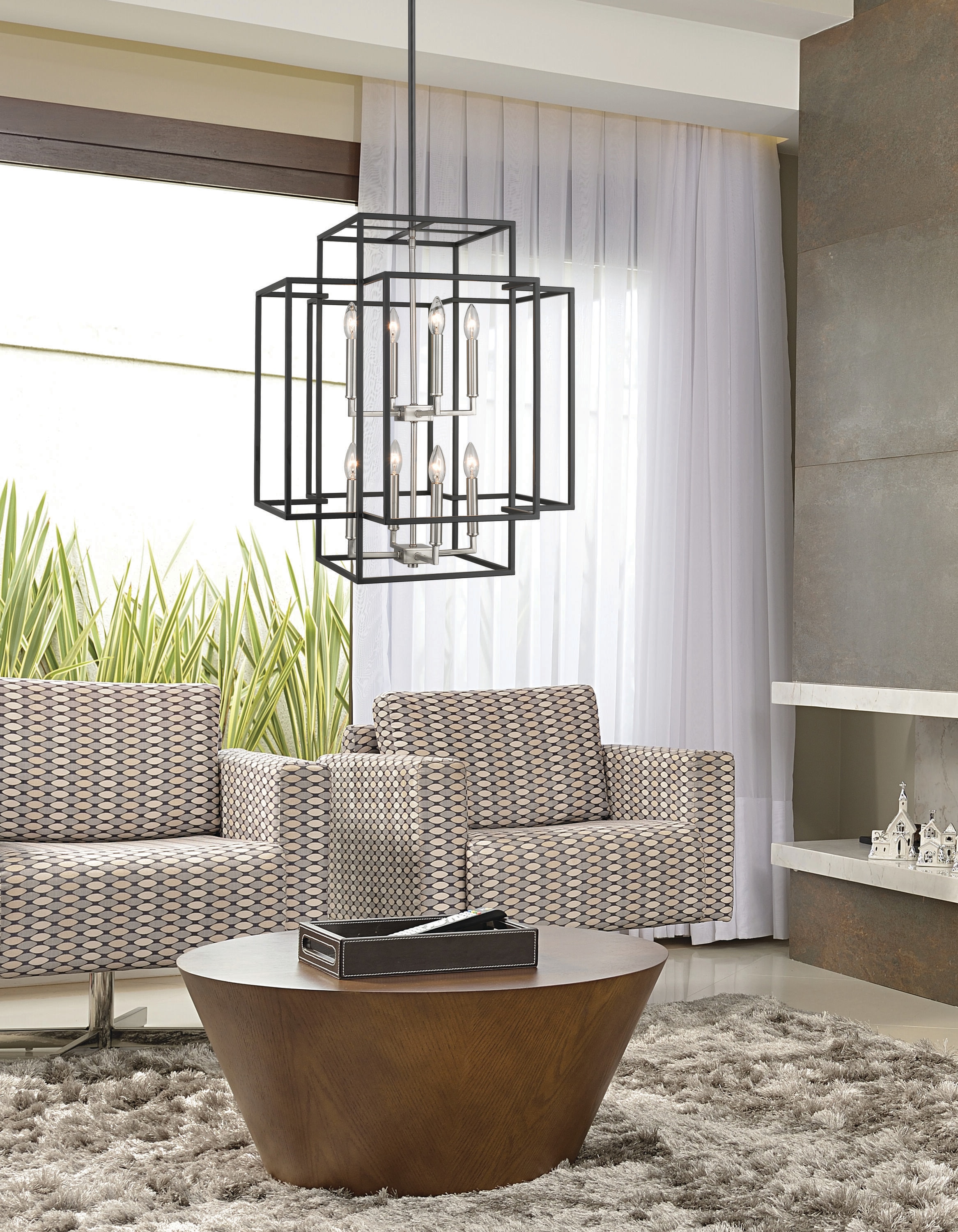 Z-Lite 454-28BK-BN Pendant-Lights - View #4