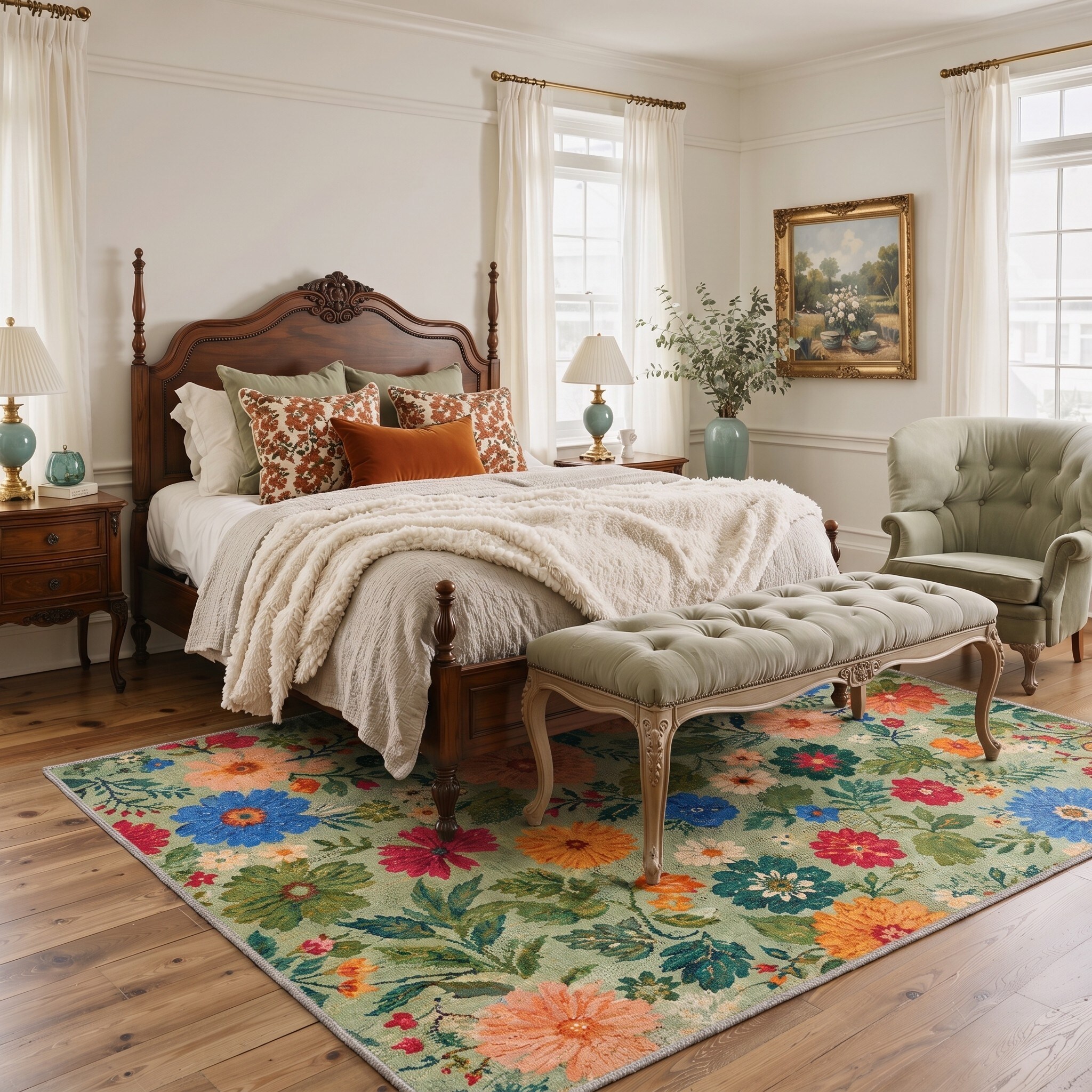 BAVNI ARF026-BROWN-5X7 rugs - View #3