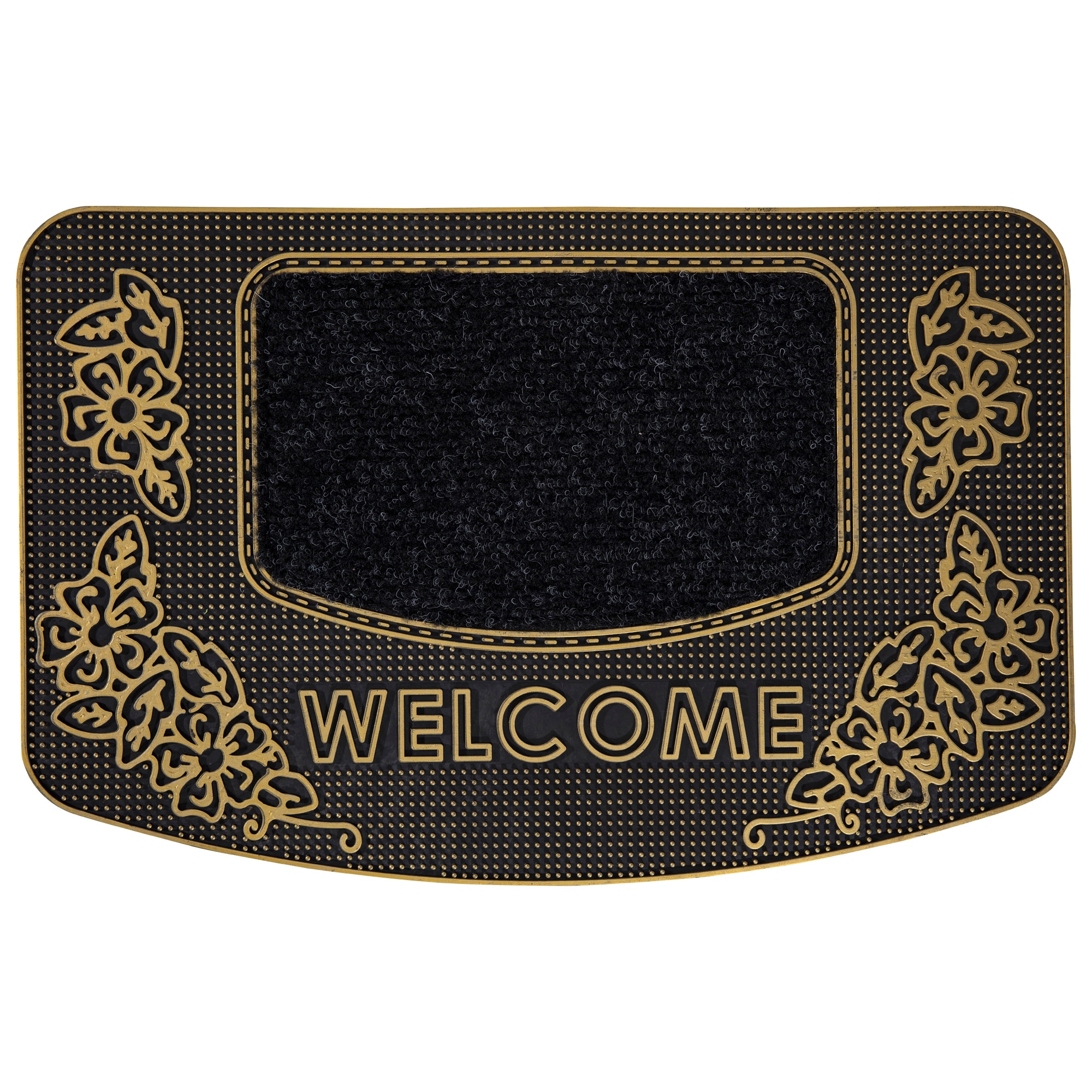 Ottomanson Heavy Duty All Season Steps Welcome Design Doormat