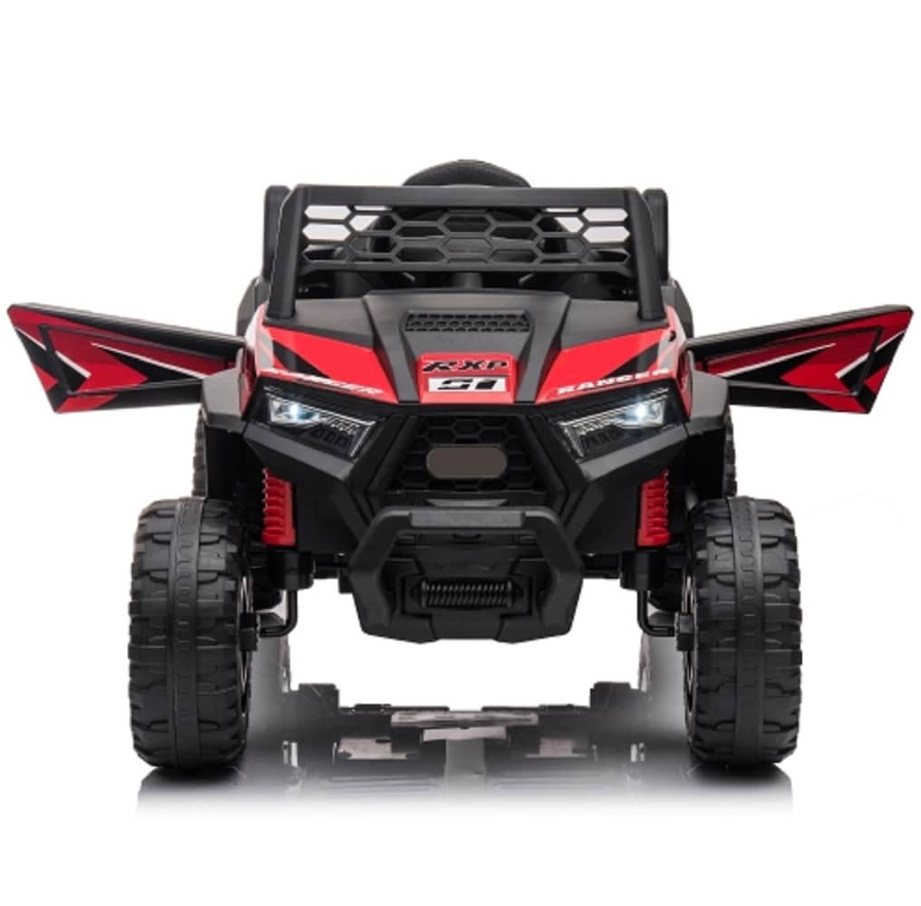 ZAKLOOP WU2181137667 12-volt Kids Ride On Car Truck UTV with 12V Battery Power Electric Off Road Vehicle, Yellow