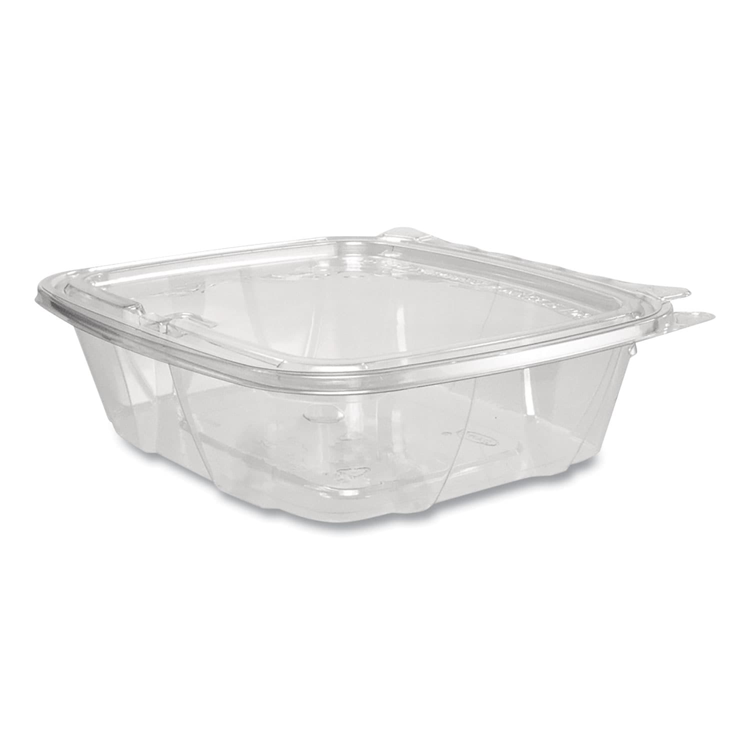 Dart ClearPac SafeSeal rPET Tamper-Resistant Container ProPlanet Seal Flat Lid 24 oz Clear 100 per Bag 2 Bags per Carton