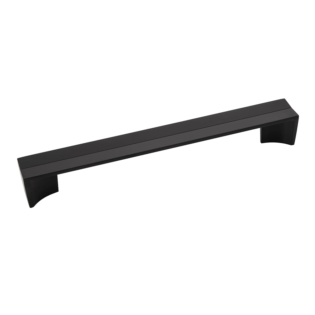 Belwith Keeler B076092-MB Avenue 7-9/16-in , 192mm Center to Center Matte Black Rectangular Handle Drawer Pull
