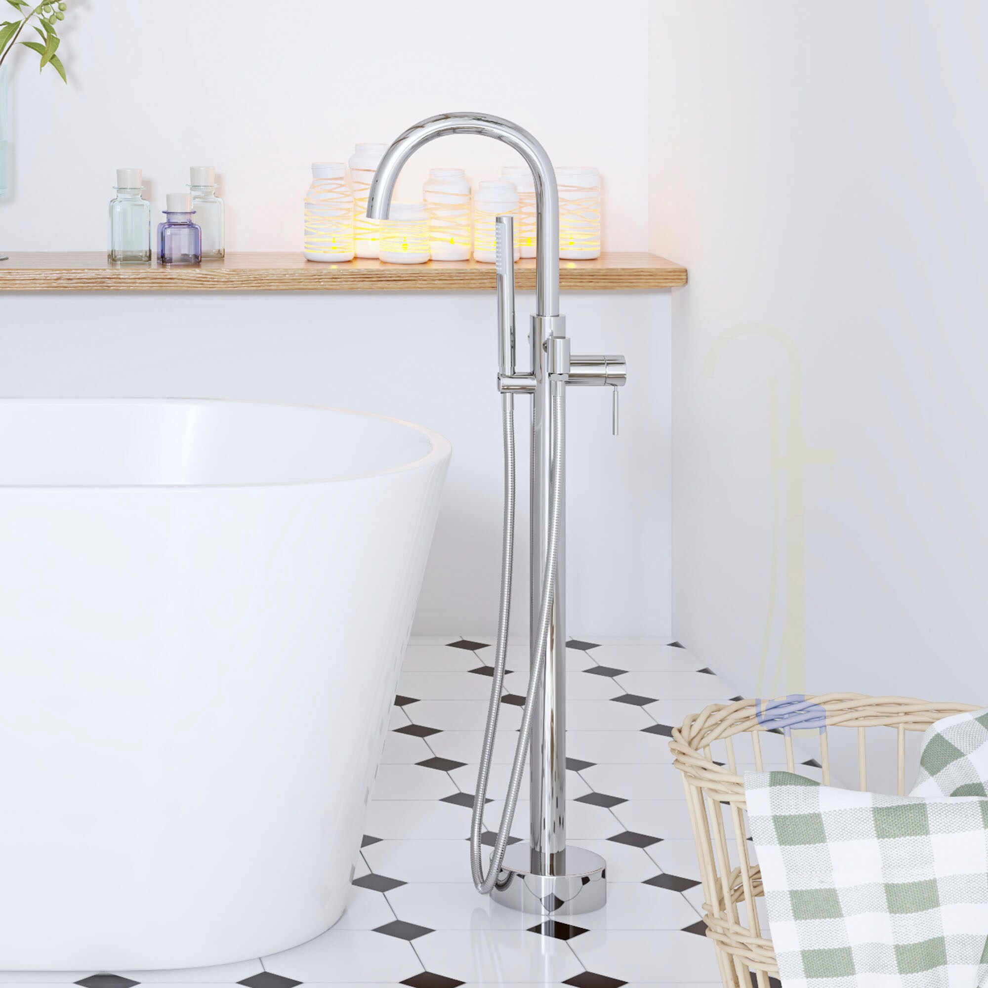 OVE Decors 15BTF-960110-SAT Roman-Tub-Faucets - View #2