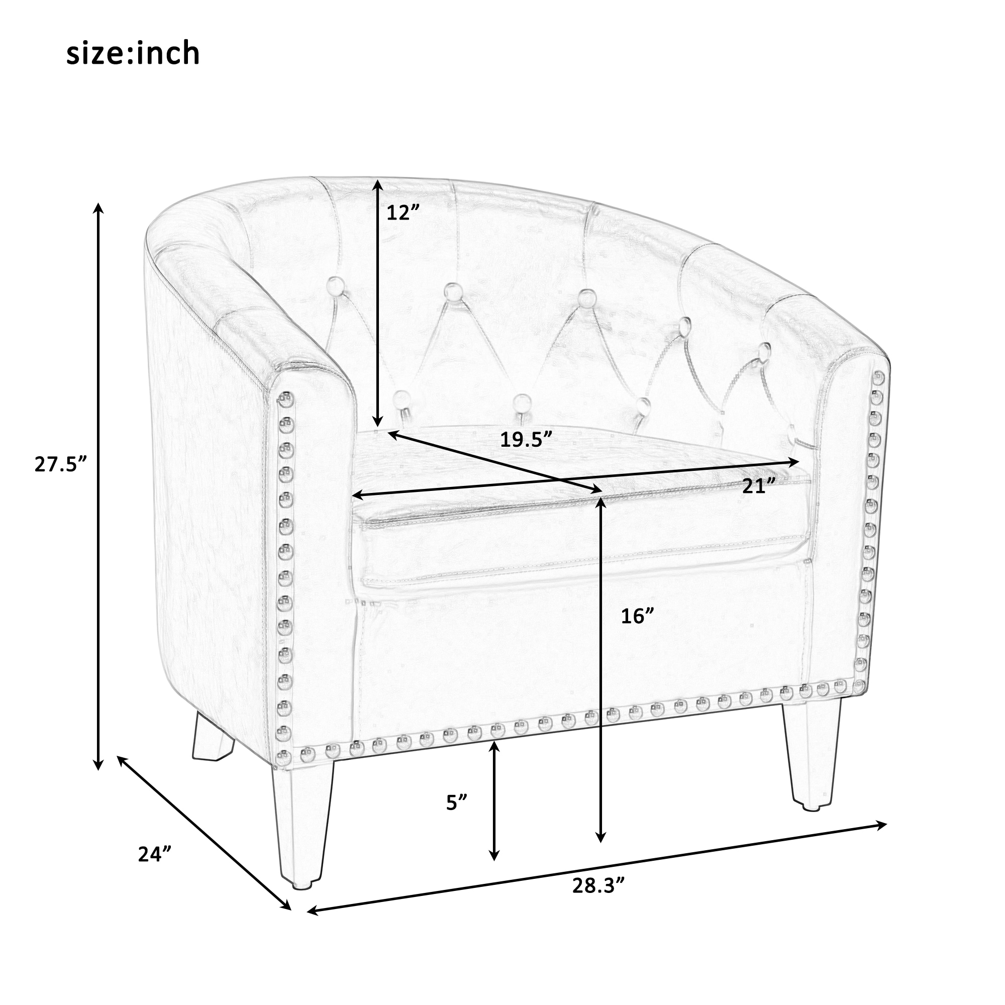 CASAINC WF-BB-WF212660AAD chairs - View #4