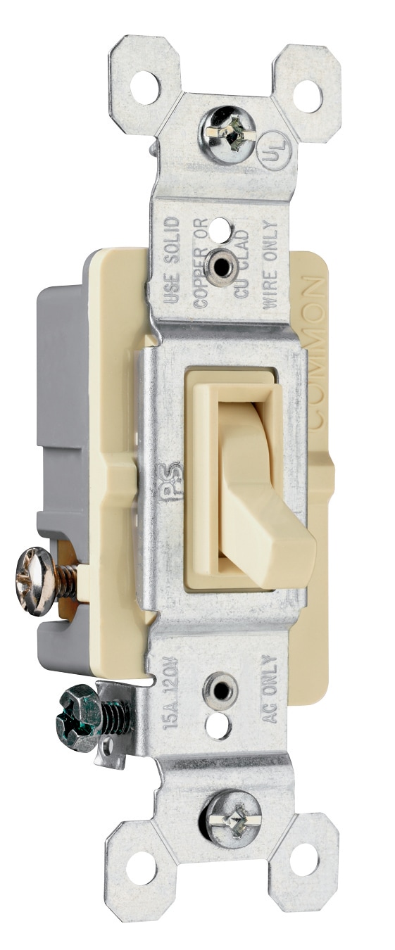 Legrand CO/ALR 15-amp Single-pole/3-way Framed Toggle Light Switch ...