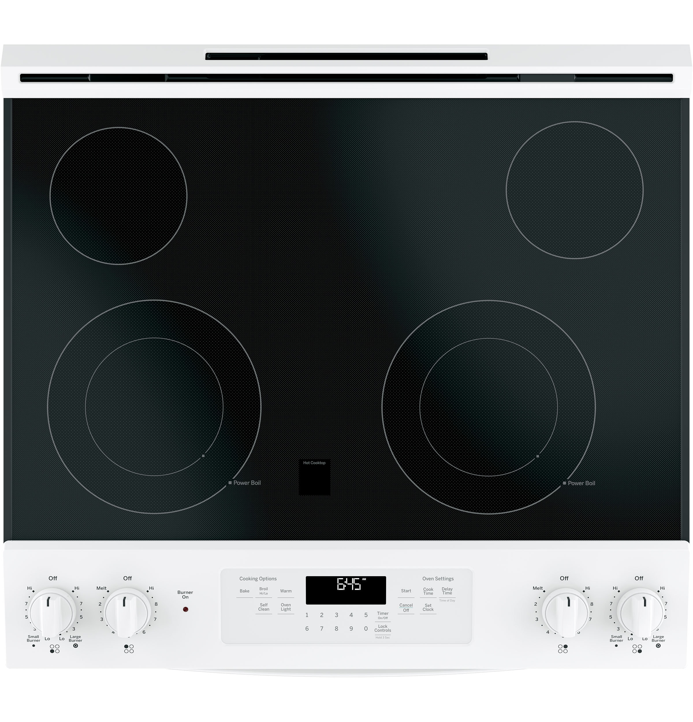 GE JS645DLWW Freestanding-Electric-Ranges - View #3