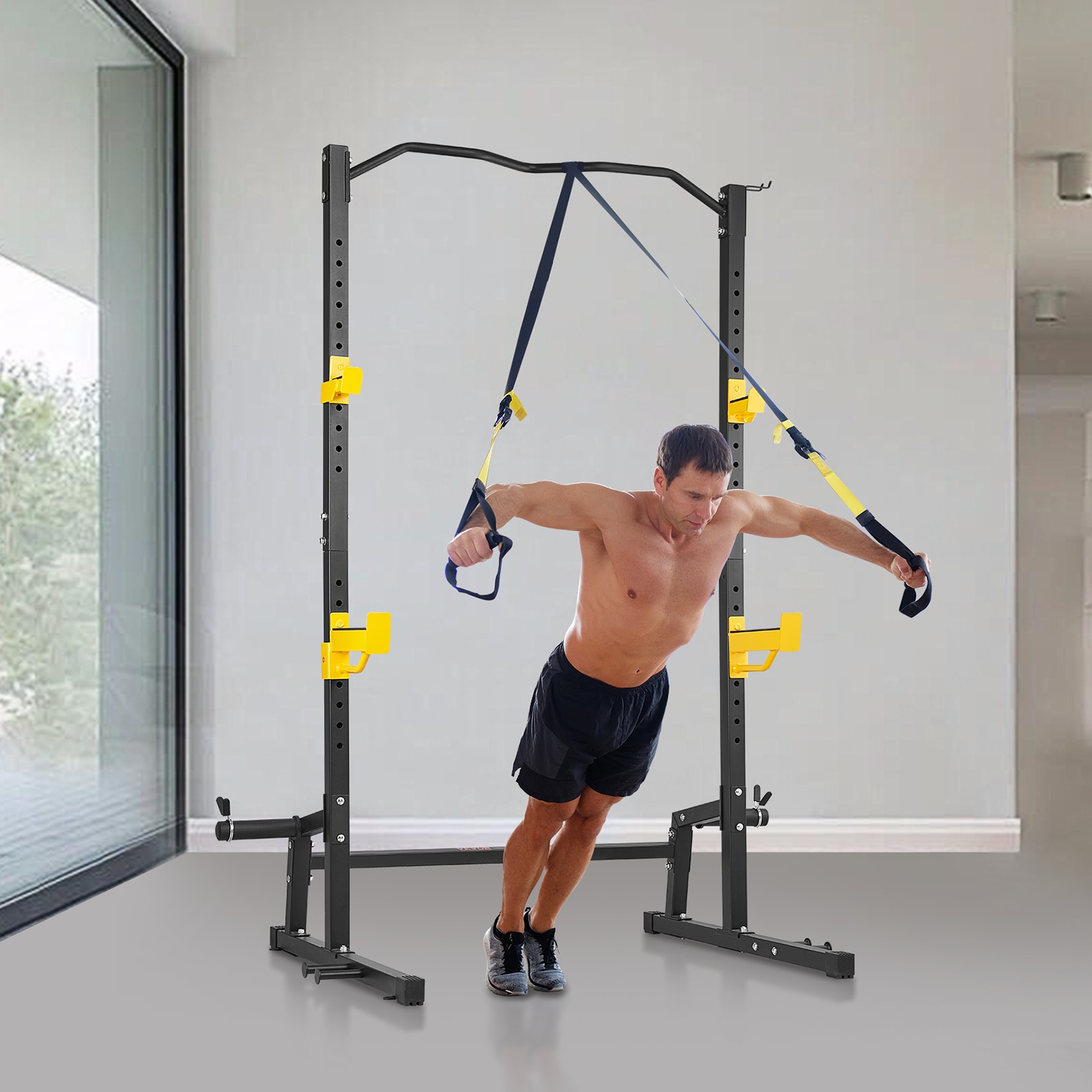 Pull Up Bar Attachment for Power Racks and Cages