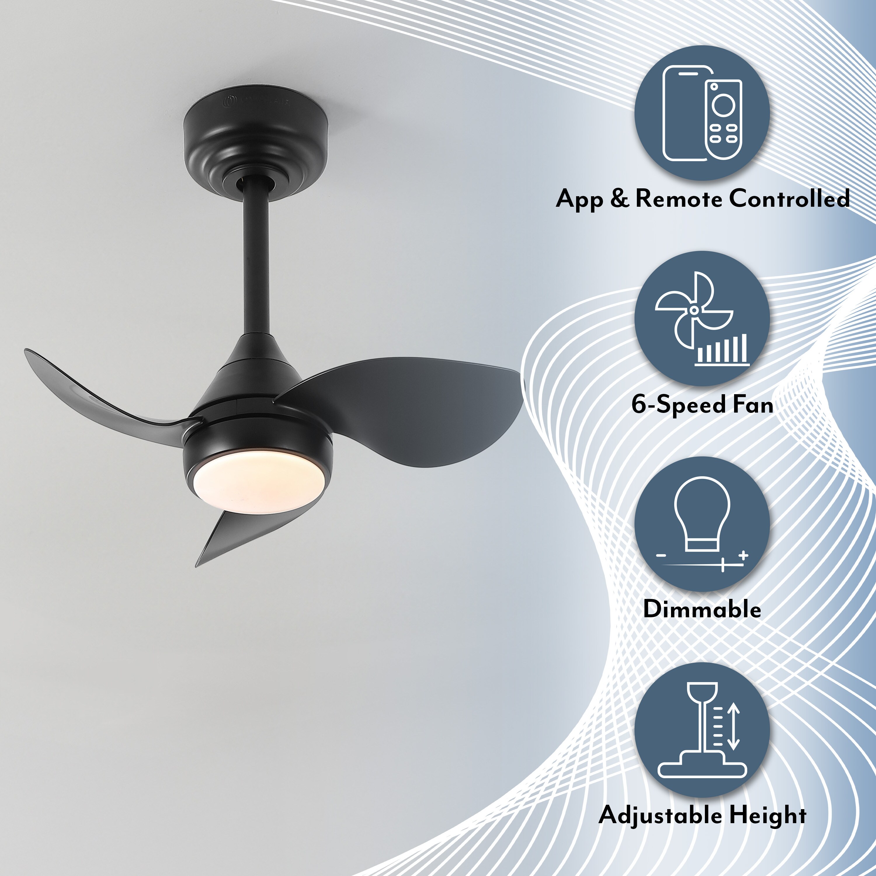 OVAL AIR AIR8000A Ceiling-Fans - View #3