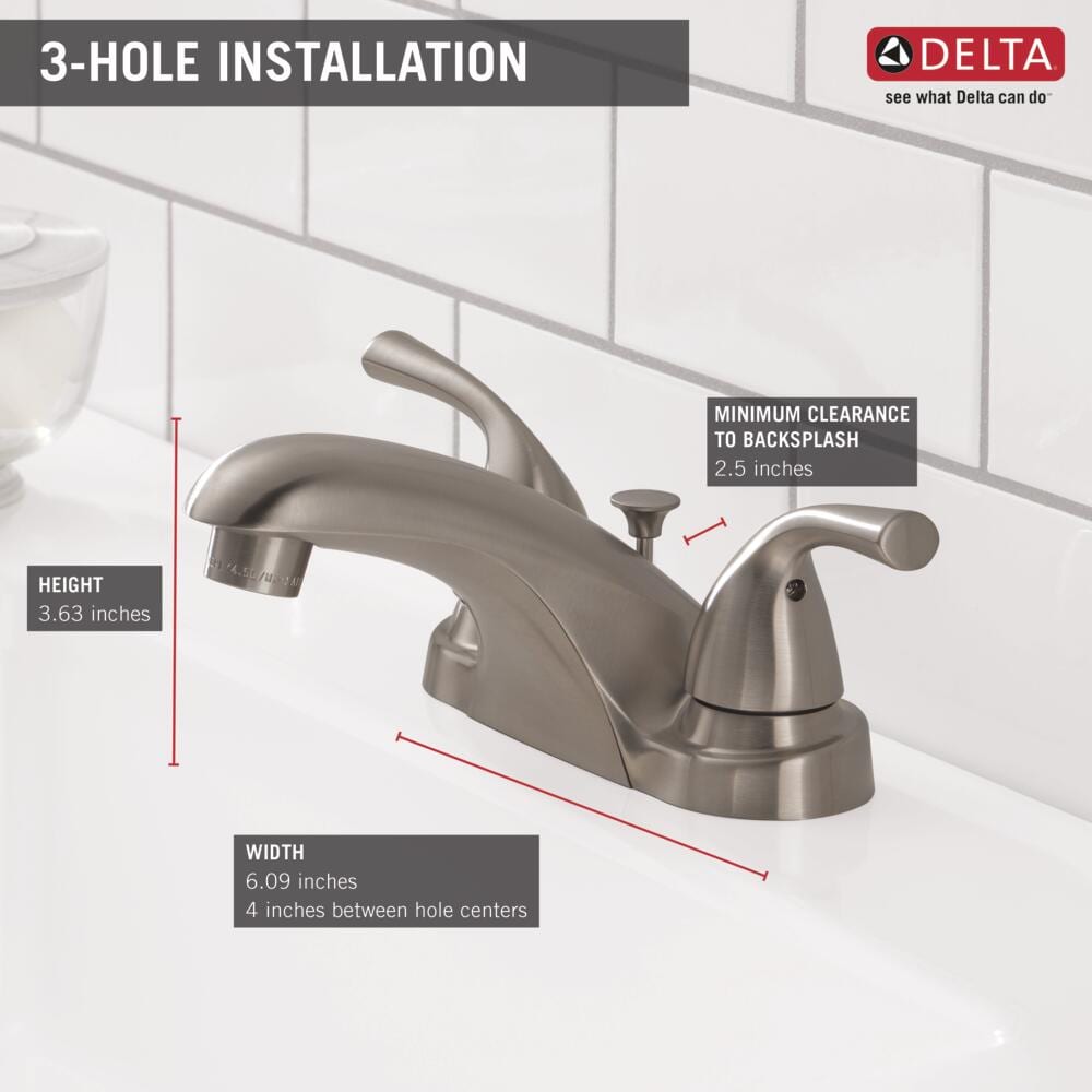 Delta B2515LF-SSPPU-ECO Lavatory-Faucets - View #7