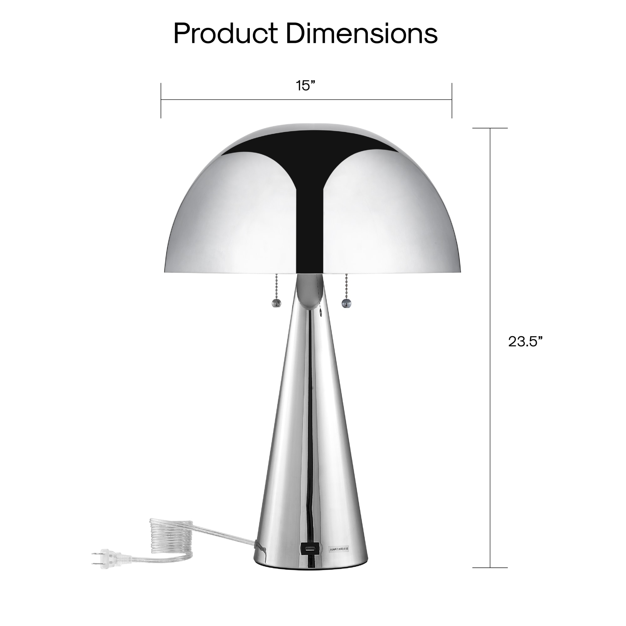Inspired Home LA443-24CHR-LS Table-Lamps - View #9