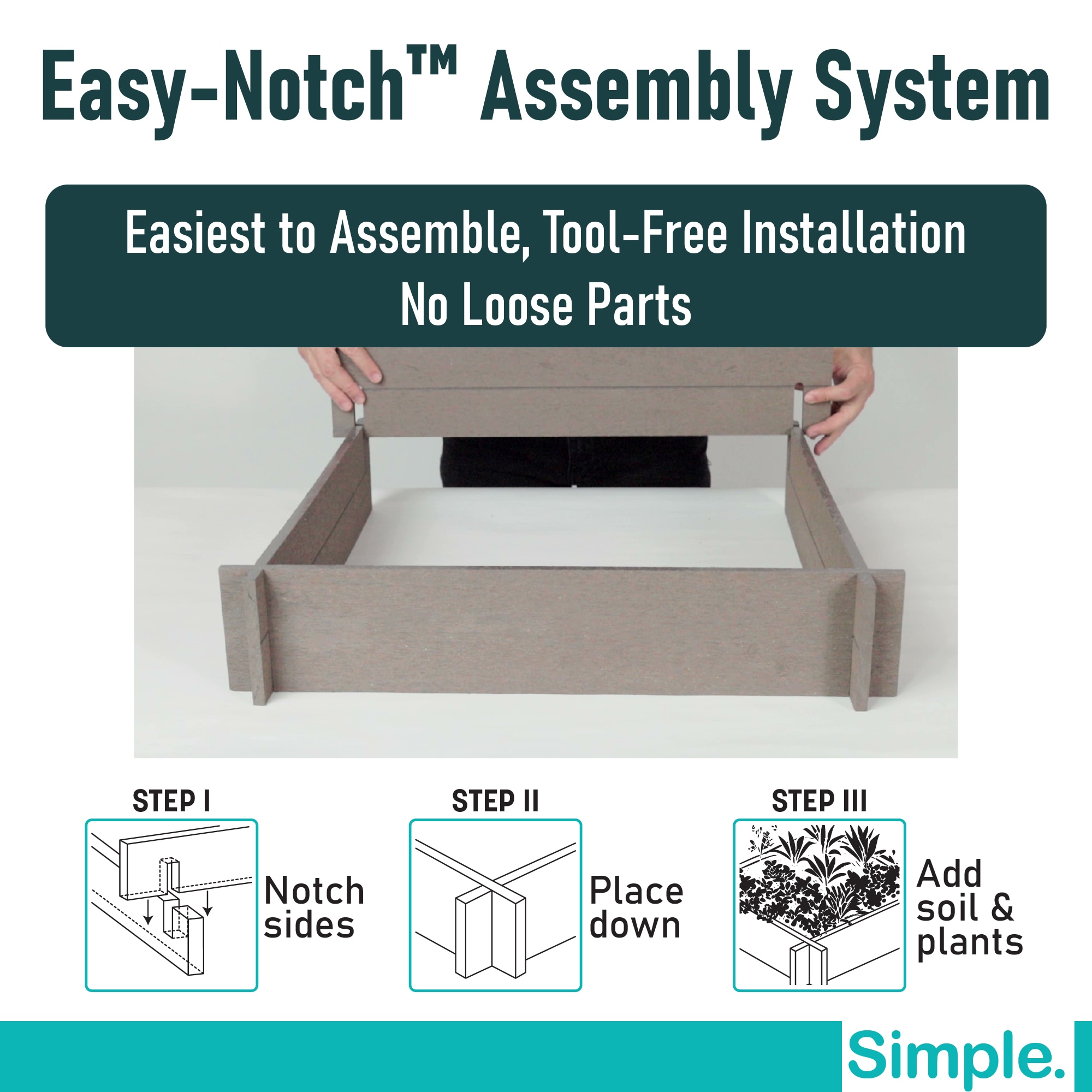 Vioscapes V-FB3X3ST10 Raised-Garden-Beds - View #4