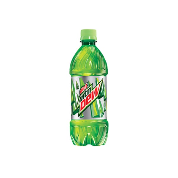  Diet Mountain Dew Soda 20oz Bottles, 10 Units, With