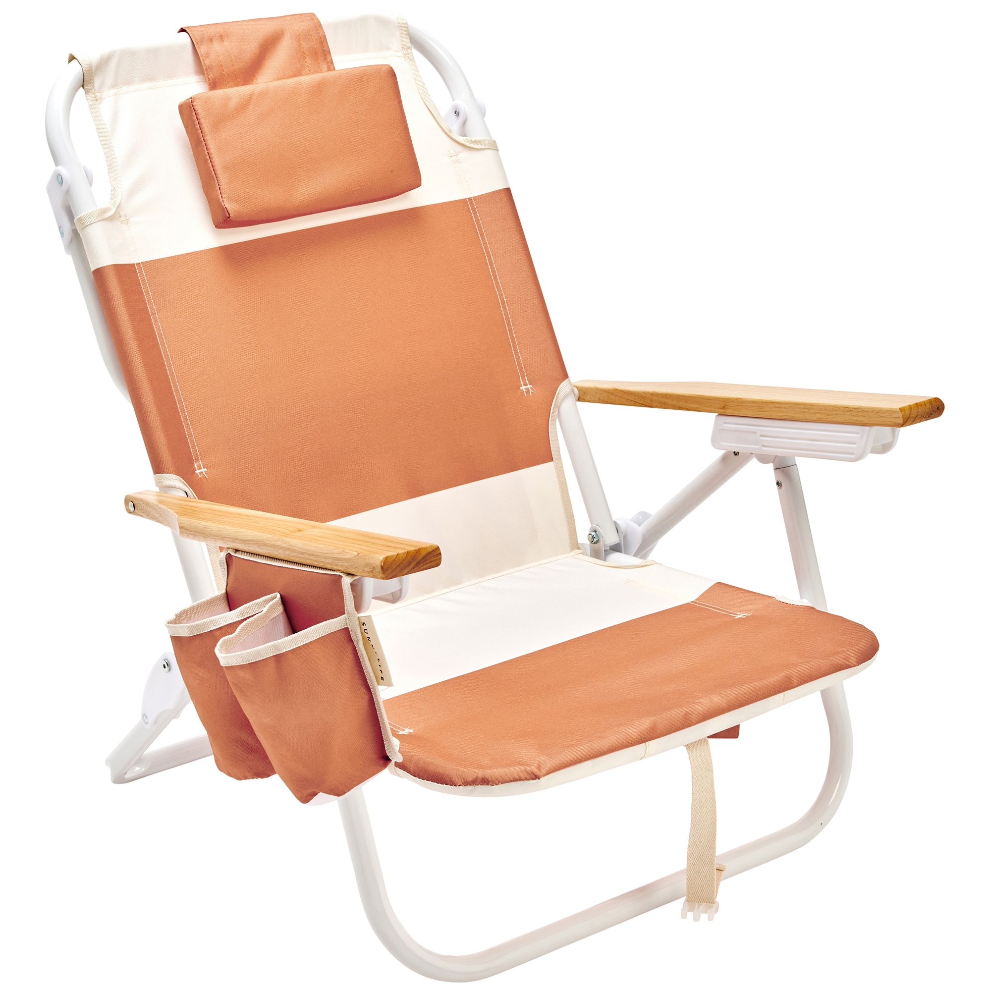 SUNNYLiFE  Deluxe Beach Chair Tierra Clay Block