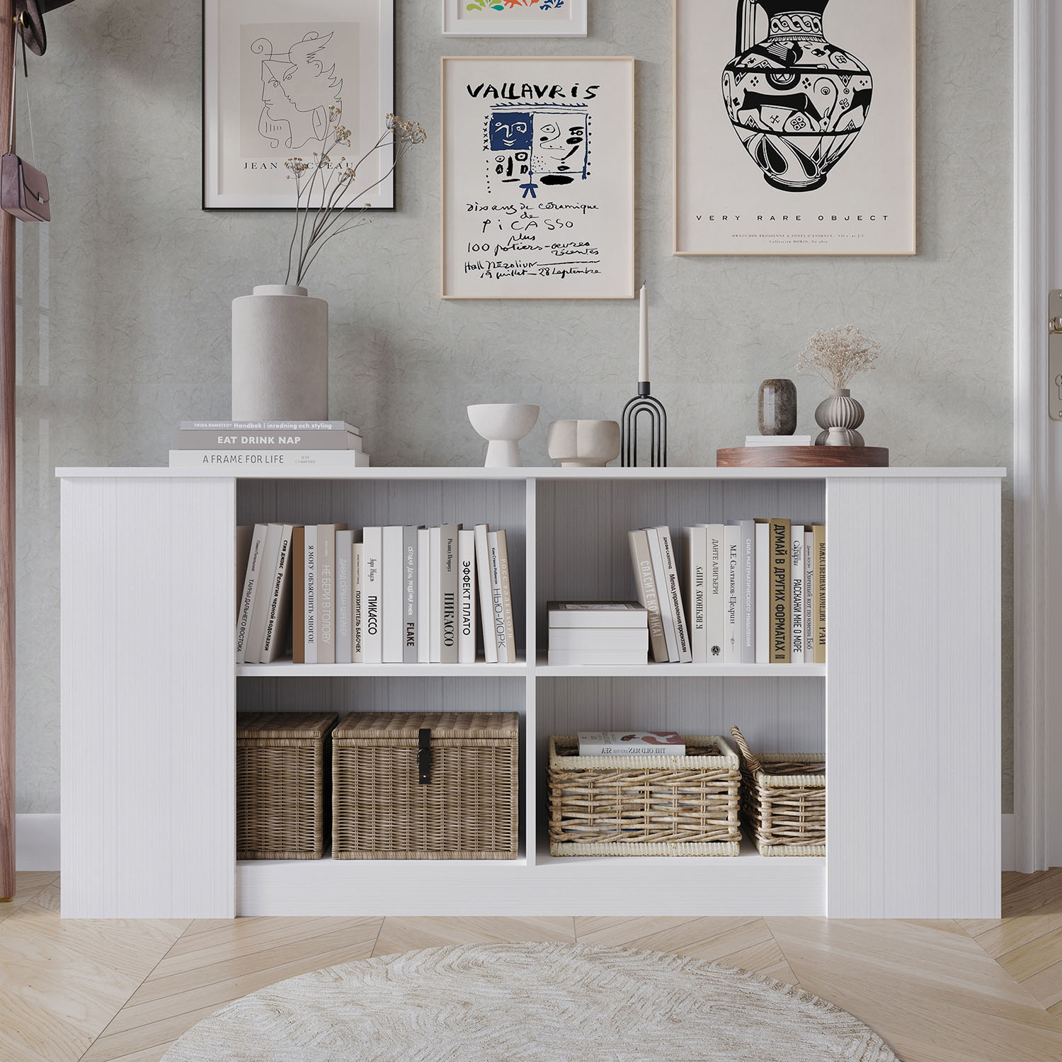 ChaletPosh C7028SB-WT Dining-Kitchen-Storarge - View #2