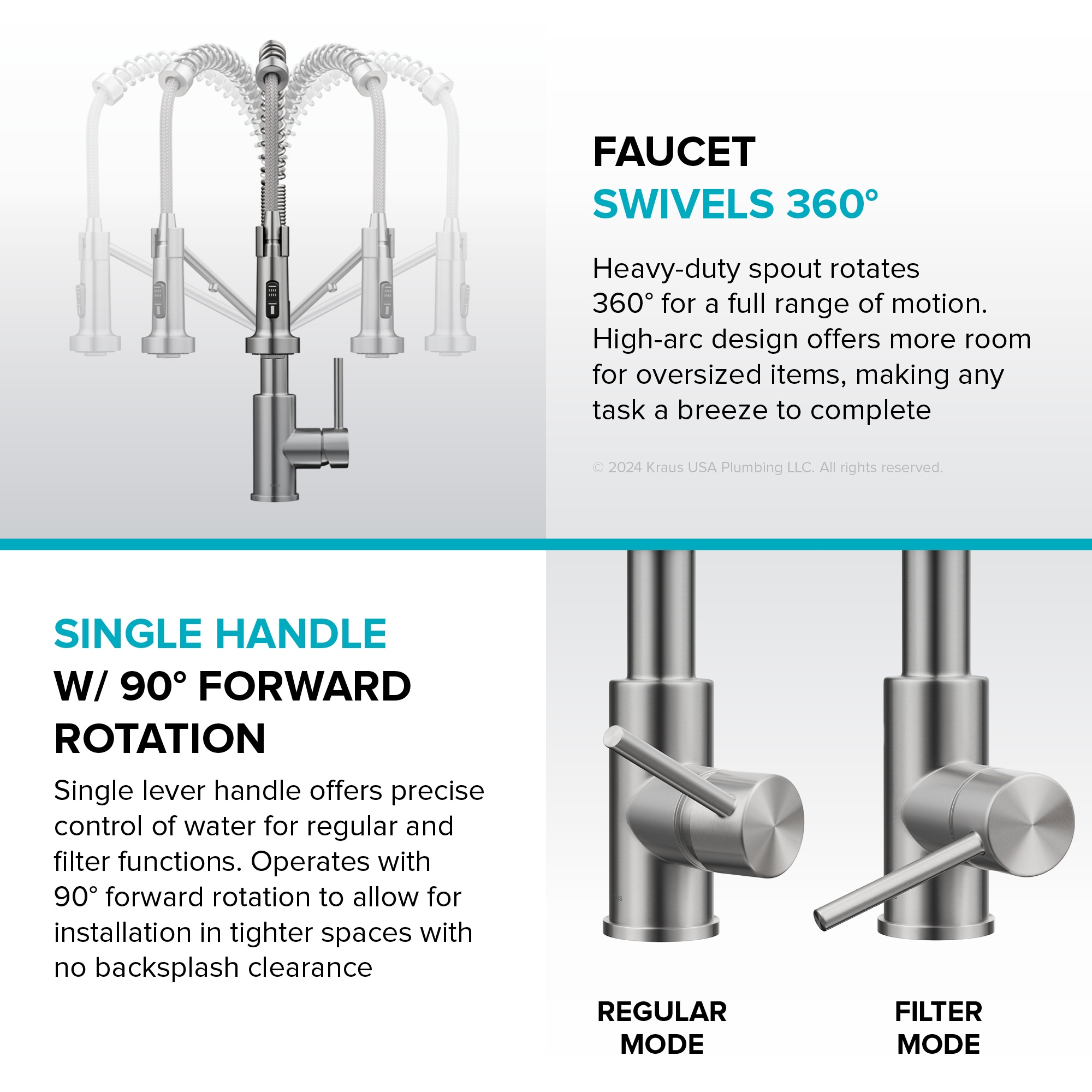 Kraus KPF-1610MBSB Kitchen-Faucets - View #12