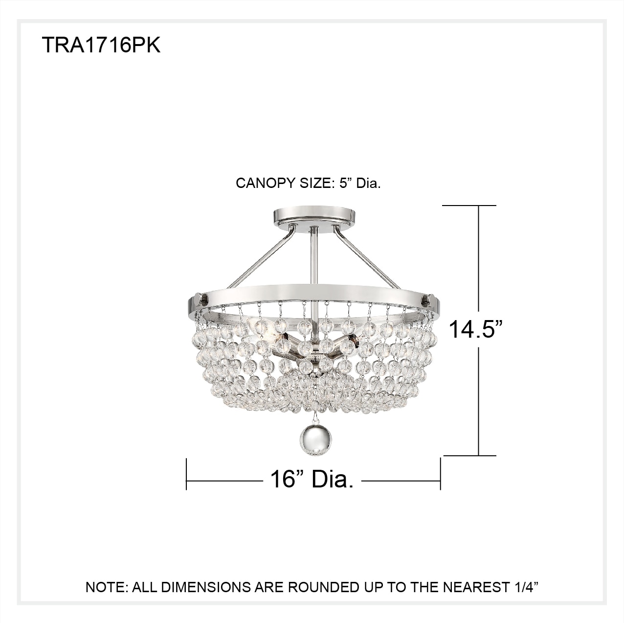 Quoizel TRA1716PK flushmounts - View #6